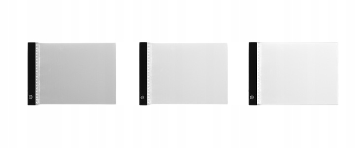 TABLICA DO RYSOWANIA DESKA KREŚLARSKA KALKA A4 LED