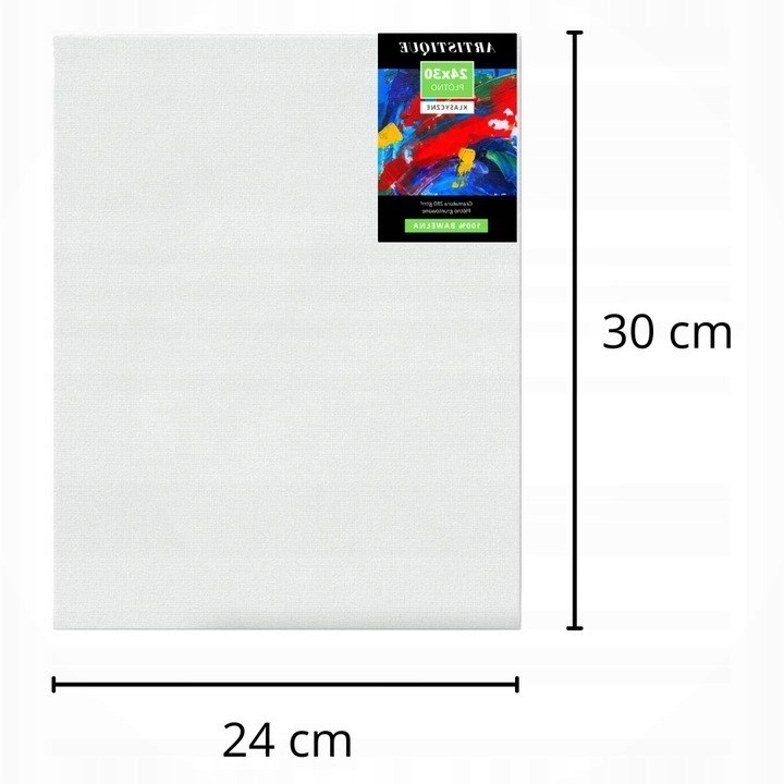 6x PŁÓTNO DO MALOWANIA PODOBRAZIE ZESTAW 24x30 CM