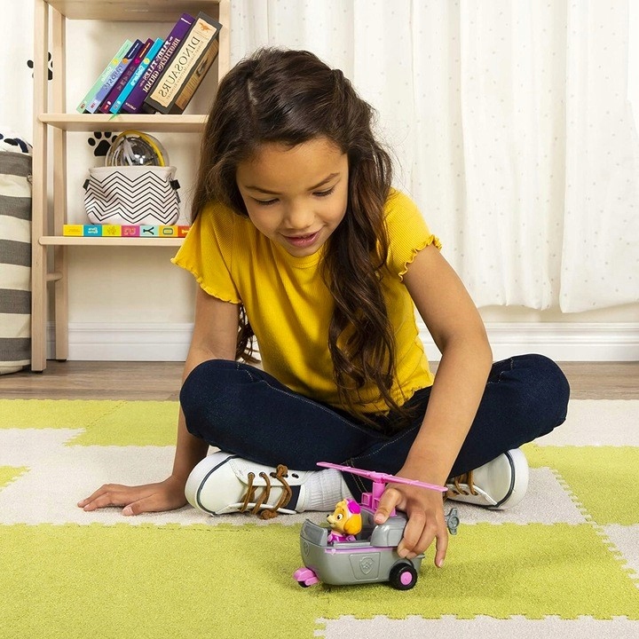 PSI PATROL FIGURKA SKYE POJAZD HELIKOPTER DLA DZIECKA PREZENT ZESTAW