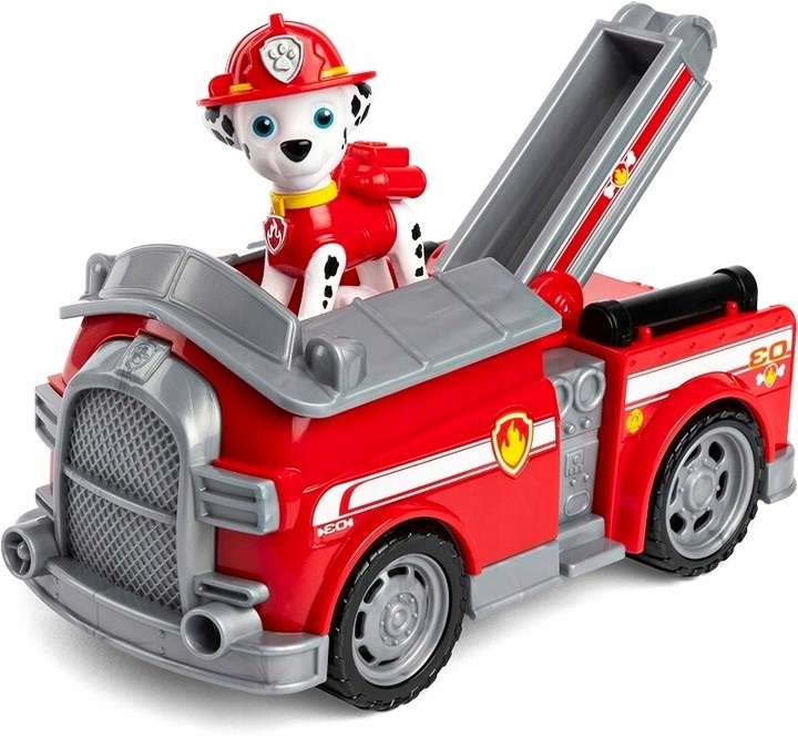 PSI PATROL FIGURKA MARSHALL POJAZD WÓZ STRAŻACKI DLA DZIECKA ZESTAW PREZENT