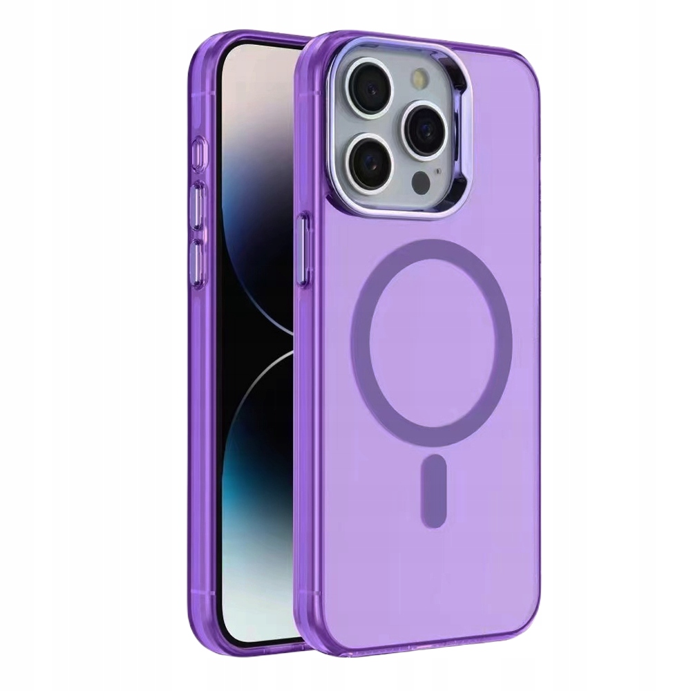 Etui do IPHONE 15 magsafe wzmacniane obudowa matowy kolory + folia ochronna
