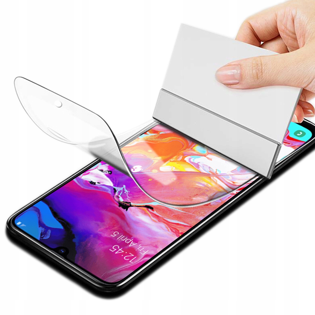 Folia ochronna hydrożelowa do SAMSUNG GALAXY A70 na ekran mocna szkło TPU
