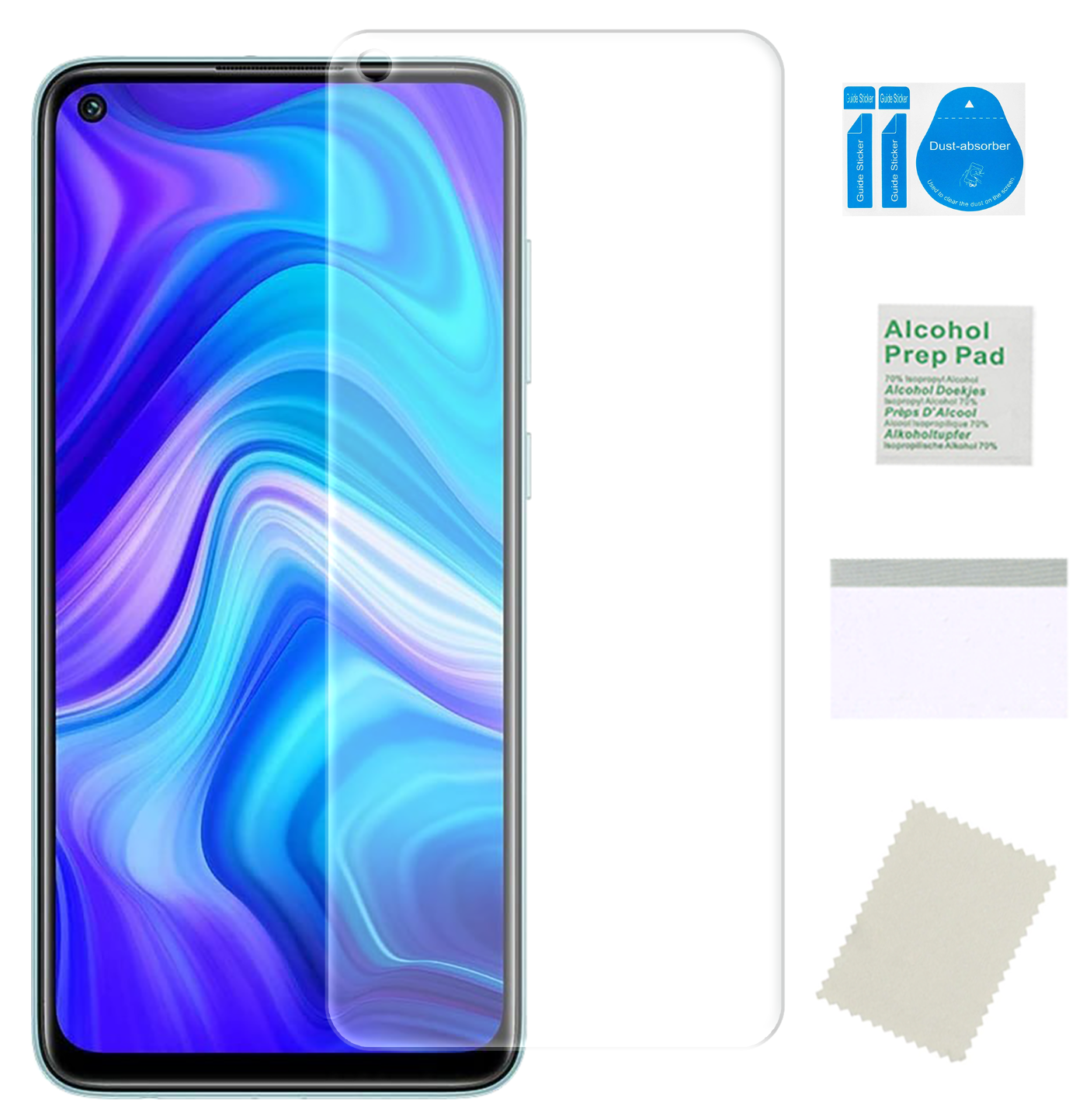 Folia ochronna hydrożelowa do XIAOMI REDMI NOTE 9 na ekran mocna szkło TPU