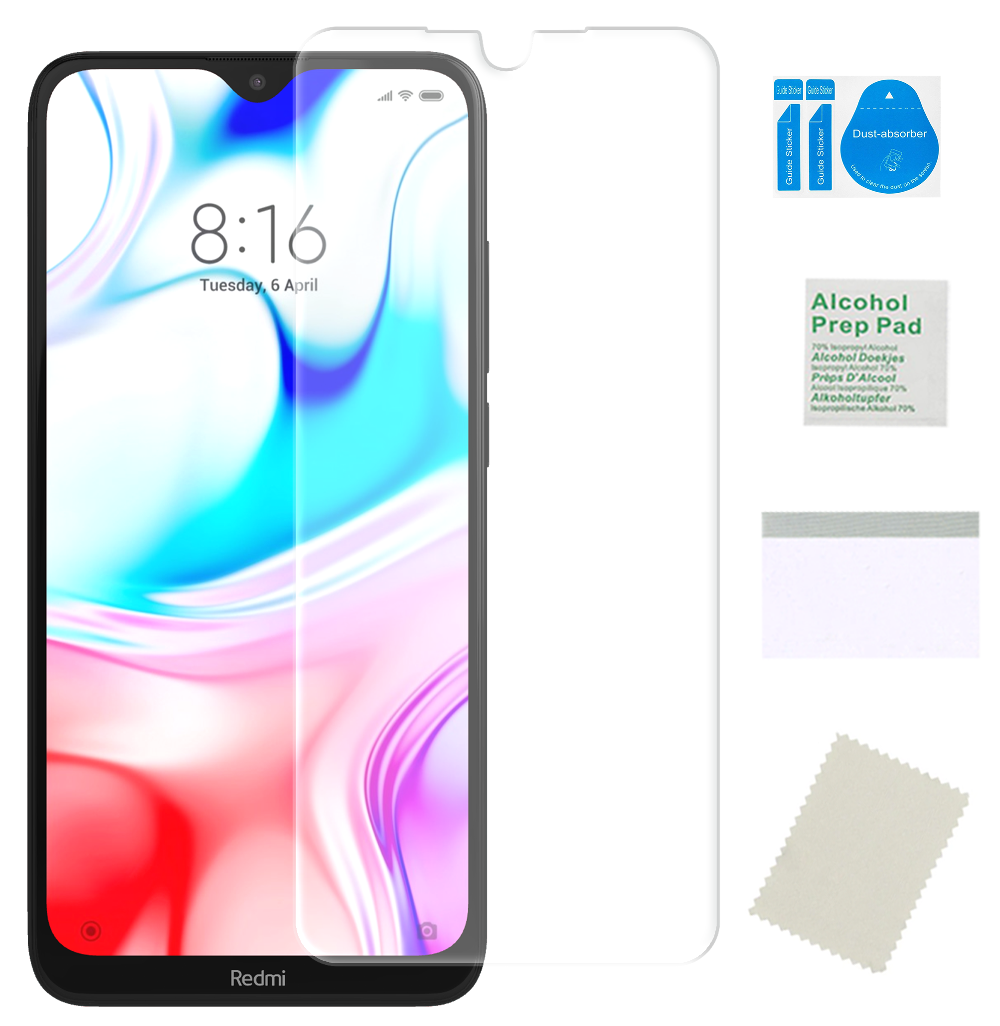 Folia ochronna hydrożelowa do XIAOMI REDMI 8 na ekran mocna szkło TPU
