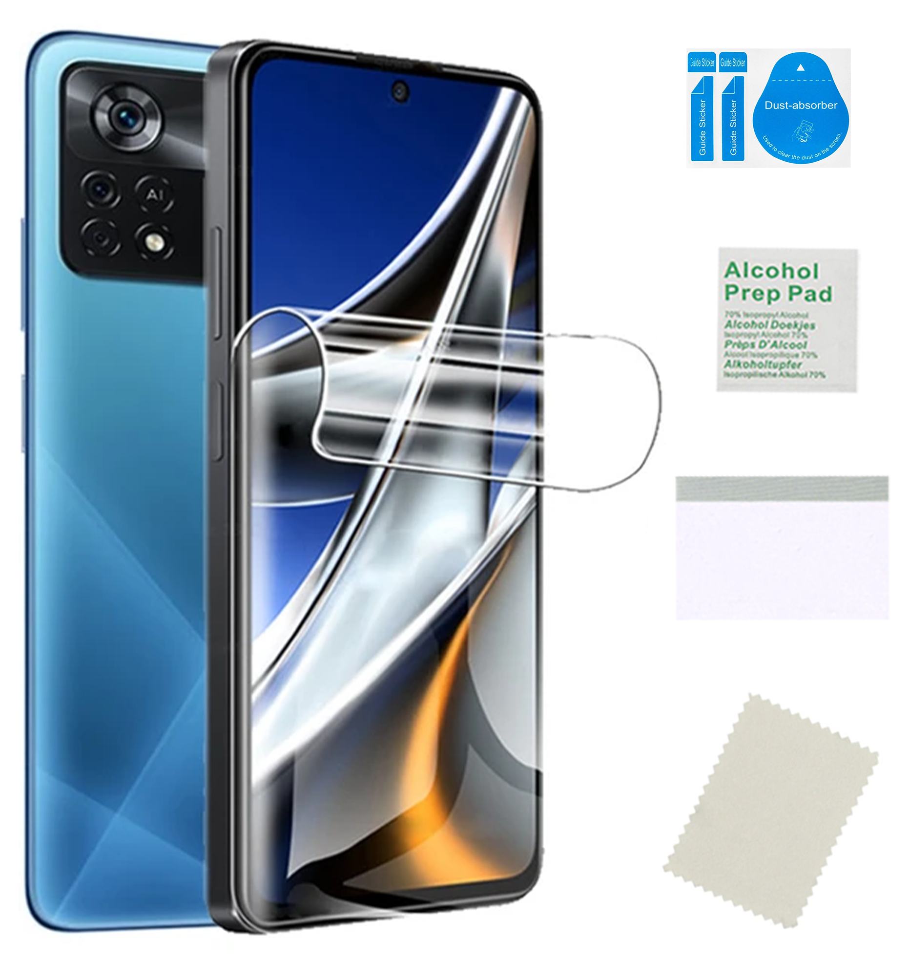 Folia ochronna hydrożelowa do XIAOMI POCO M4 PRO na ekran mocna szkło TPU