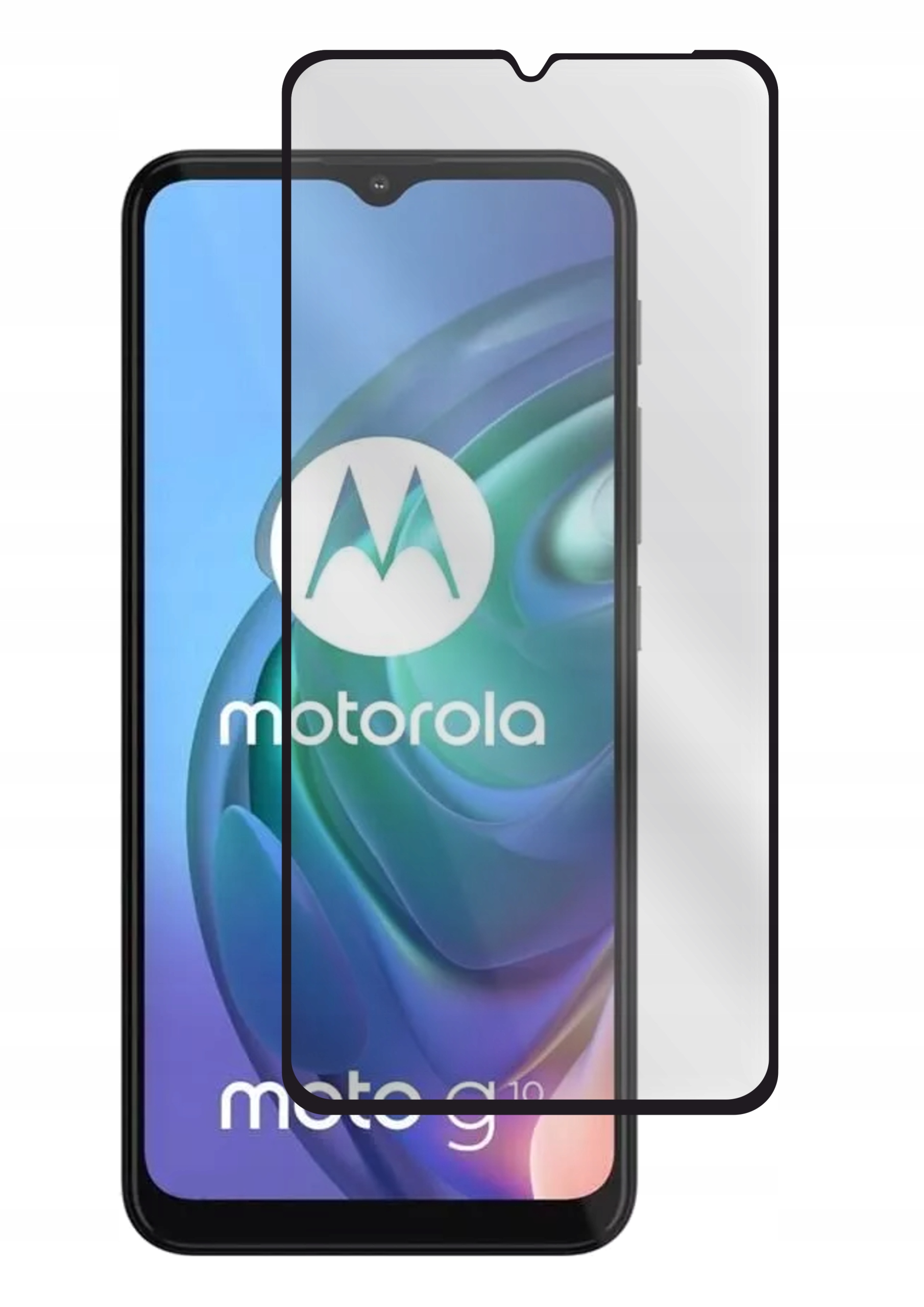 SZKŁO 5D NA CAŁY EKRAN DO MOTOROLA MOTO G10 BLACK