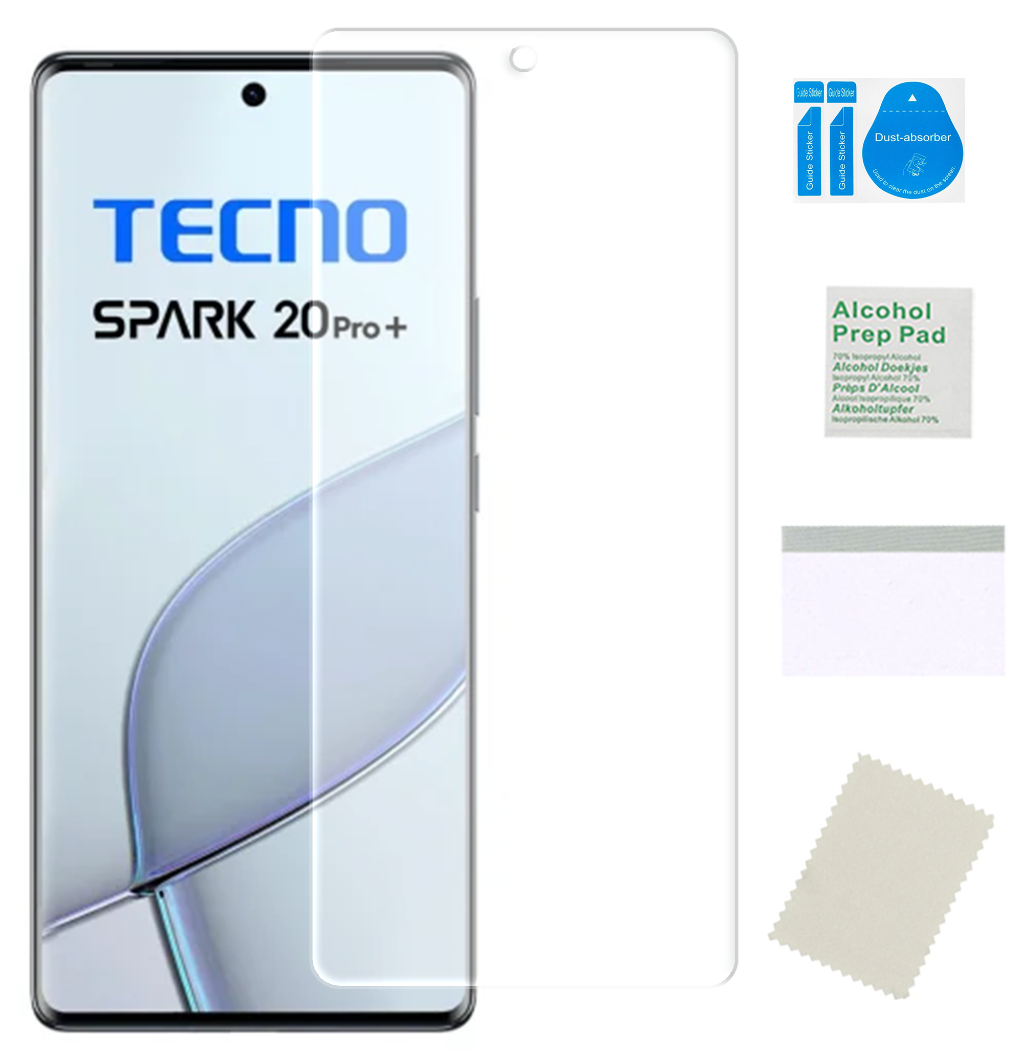 Folia ochronna hydrożelowa do TECNO SPARK 20 PRO PLUS na ekran szkło TPU
