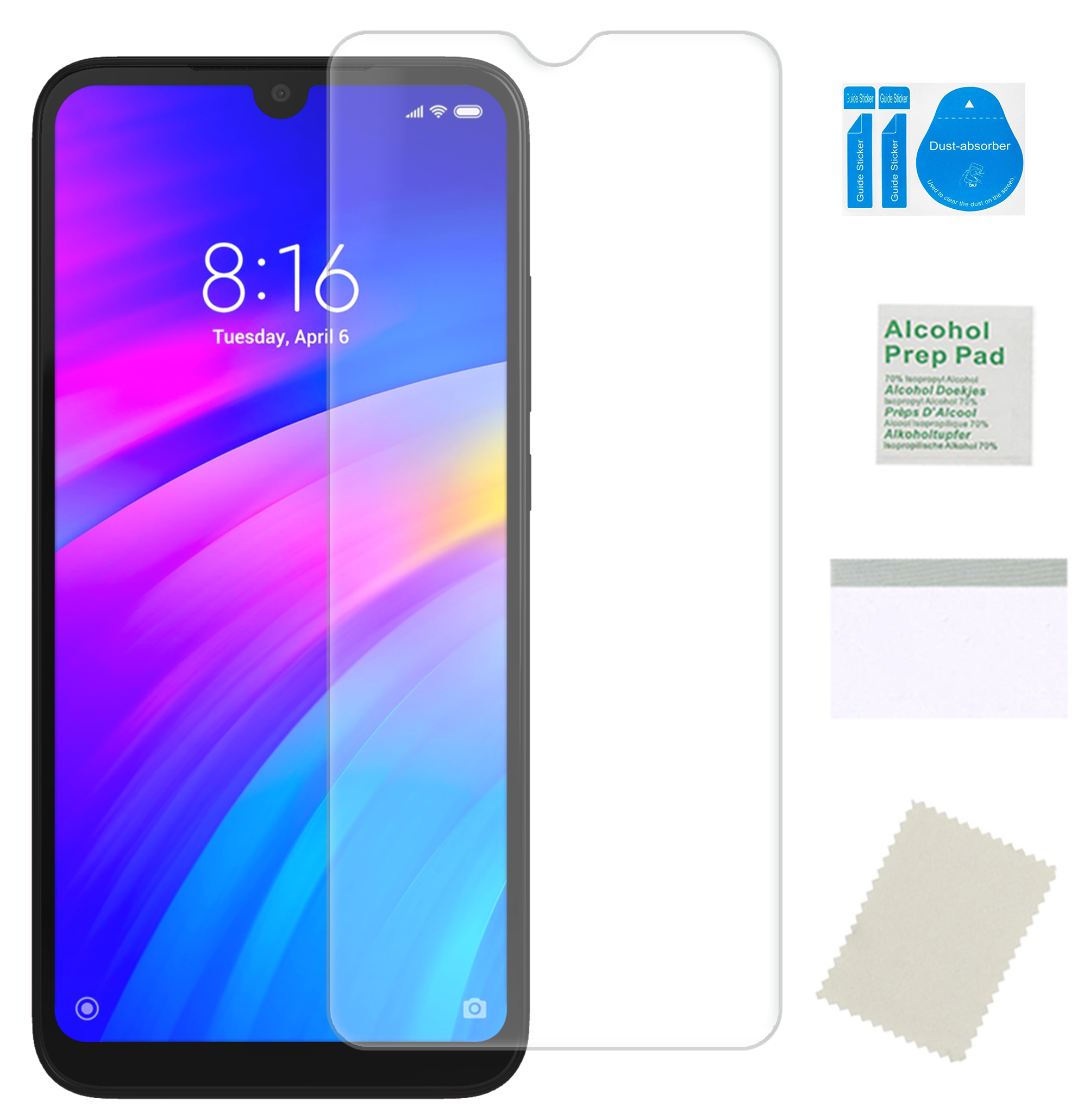 Folia ochronna do XIAOMI REDMI 7 hydrożelowa na ekran szkło nie pęka TPU