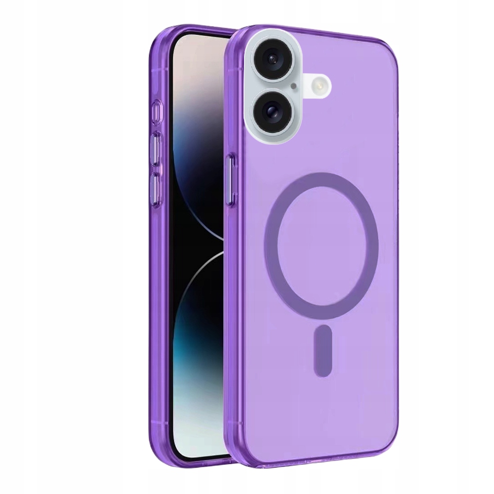 Etui do IPHONE 16 magsafe wzmacniane obudowa matowy kolory + folia ochronna