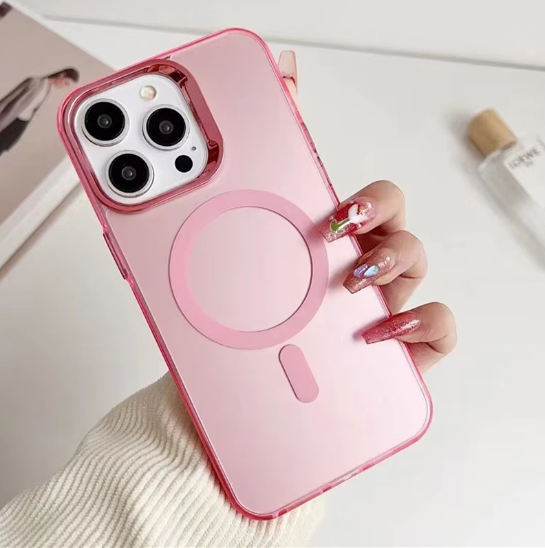 Etui do IPHONE 13 magsafe wzmacniane obudowa matowy kolory + folia ochronna