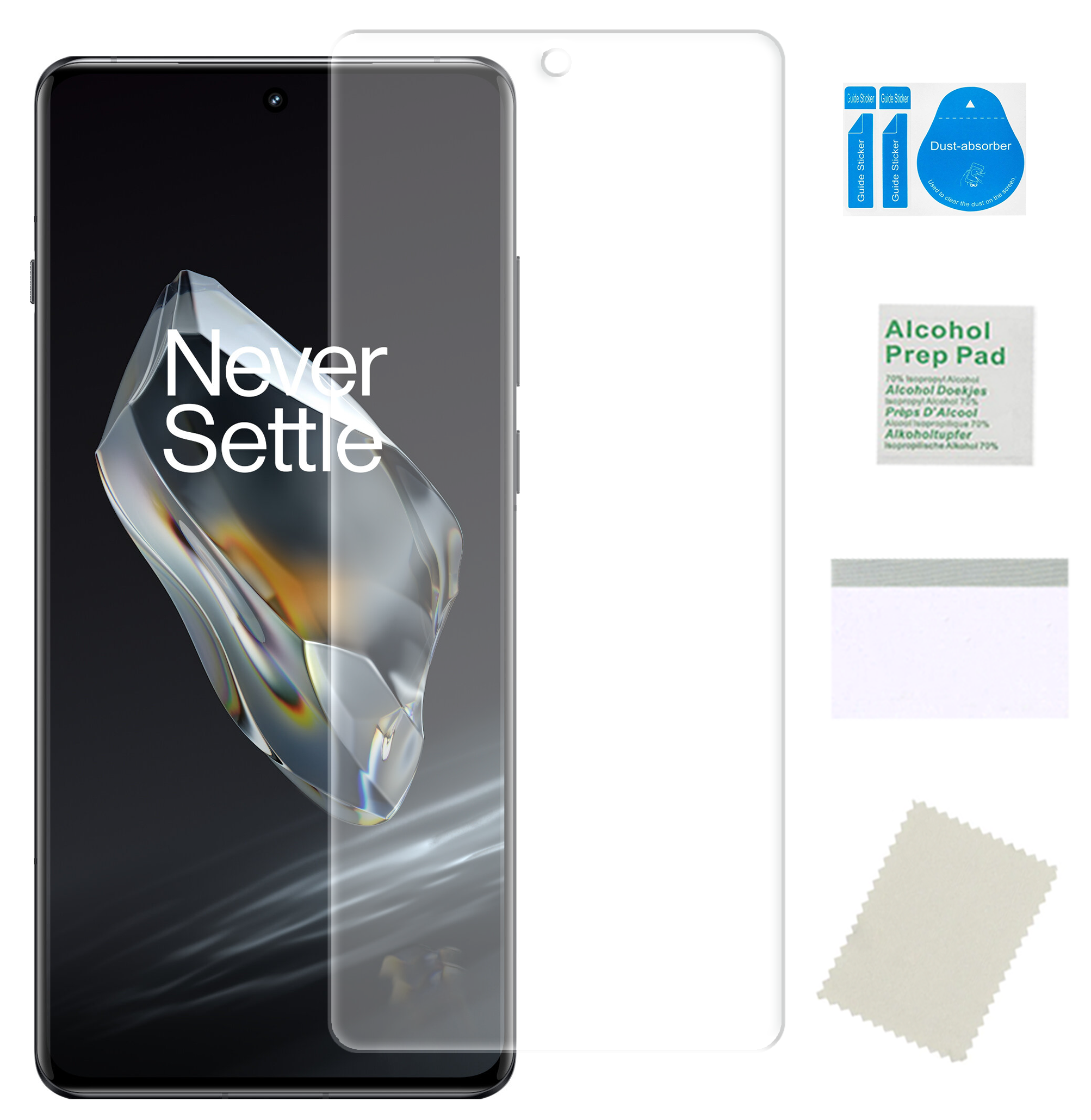 Folia ochronna hydrożelowa do ONEPLUS 12 na ekran mocna szkło nie pęka TPU