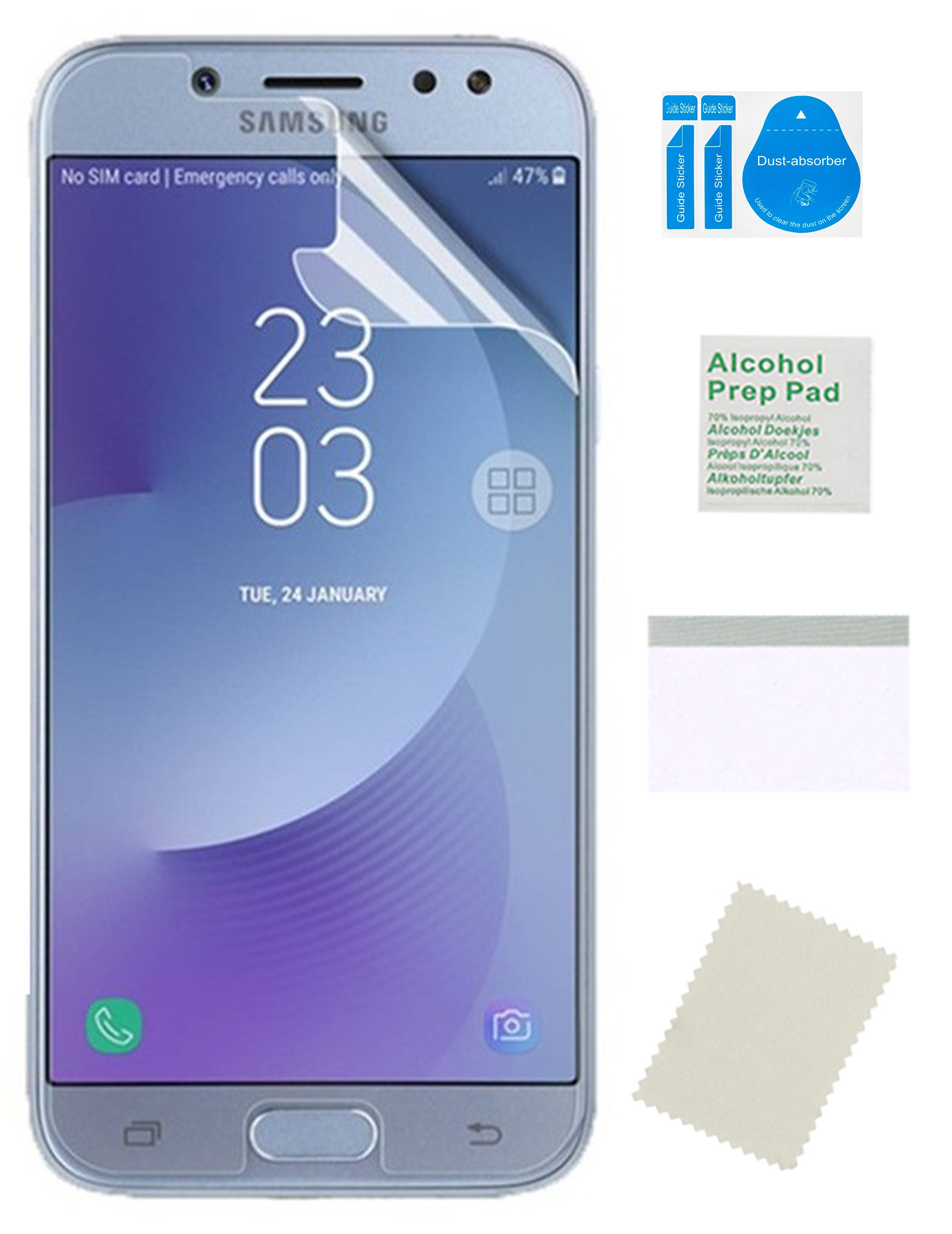 Folia ochronna hydrożelowa do SAMSUNG GALAXY J3 2016 na ekran szkło TPU
