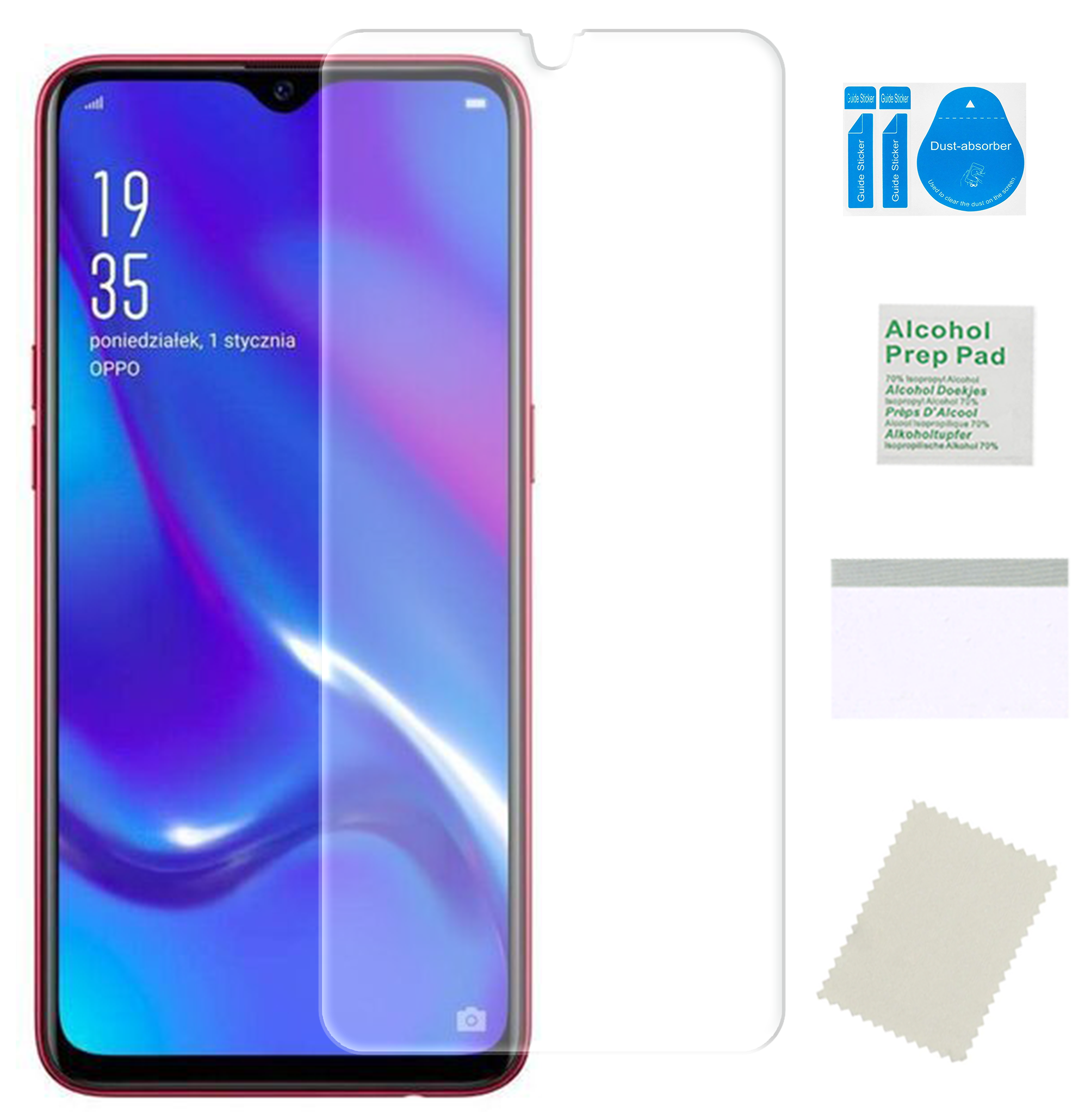 Folia ochronna hydrożelowa do OPPO RX17 NEO na ekran mocna trwała szkło TPU