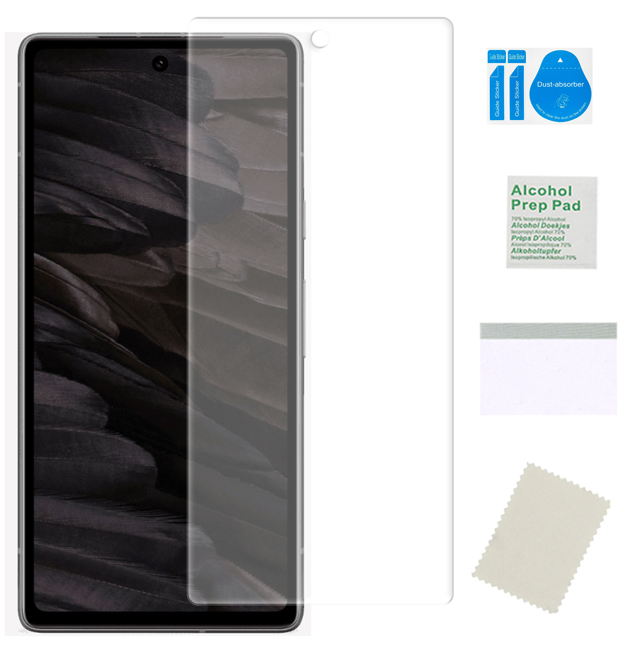 Folia ochronna hydrożelowa do GOOGLE PIXEL 7A na ekran szkło nie pęka TPU