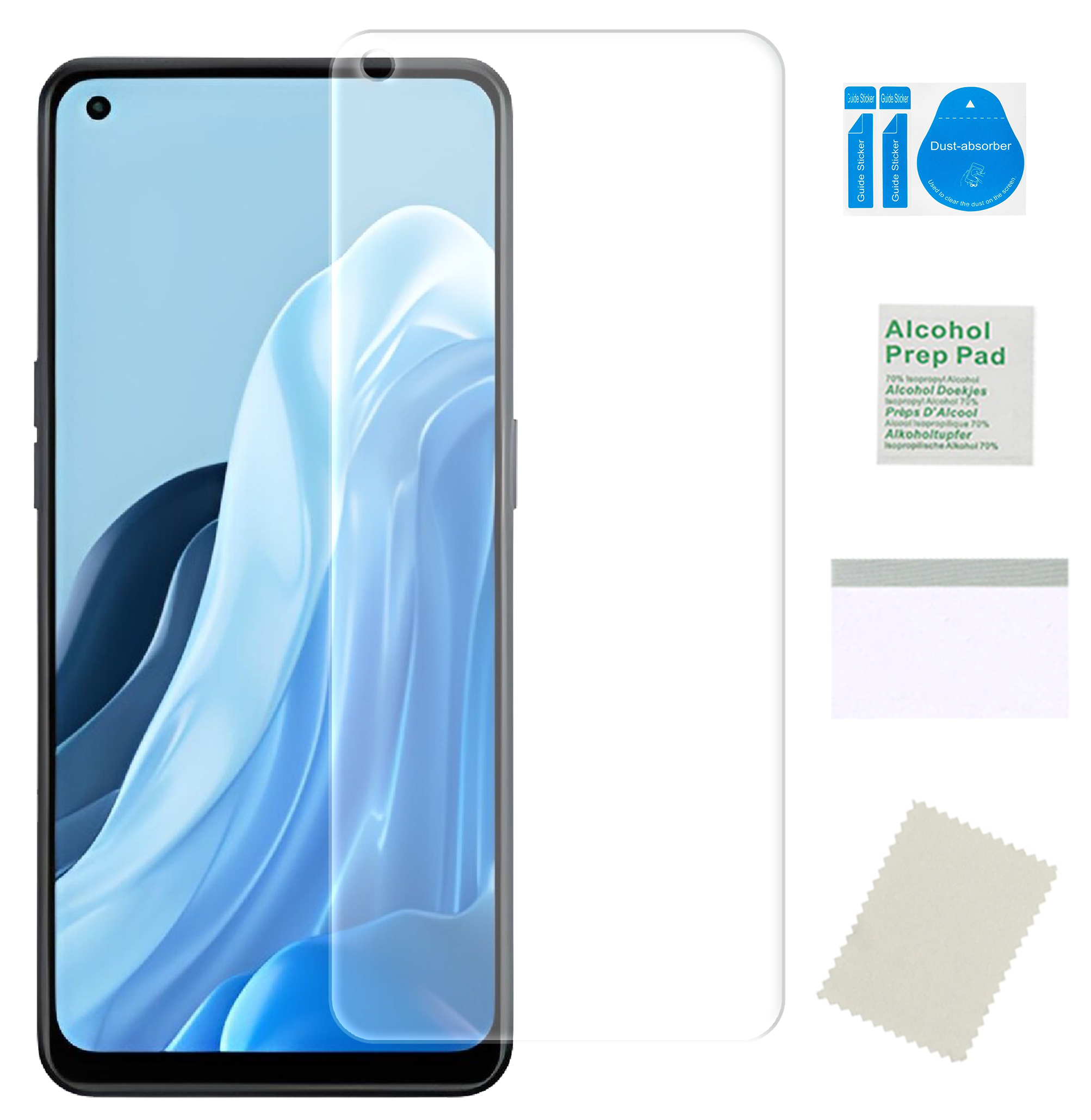 FOLIA HYDROŻELOWA DO OPPO RENO 7 LITE OCHRONNA NA EKRAN SZKŁO NIEPĘKAJĄCE