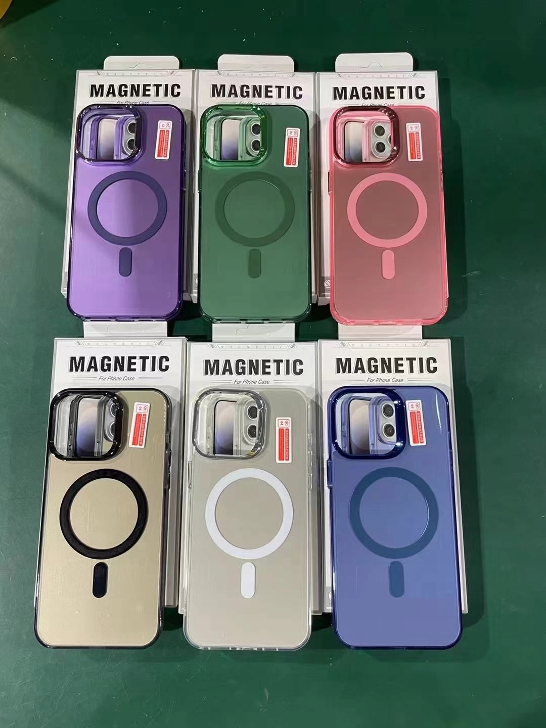 Etui do IPHONE 13 magsafe wzmacniane obudowa matowy kolory + folia ochronna