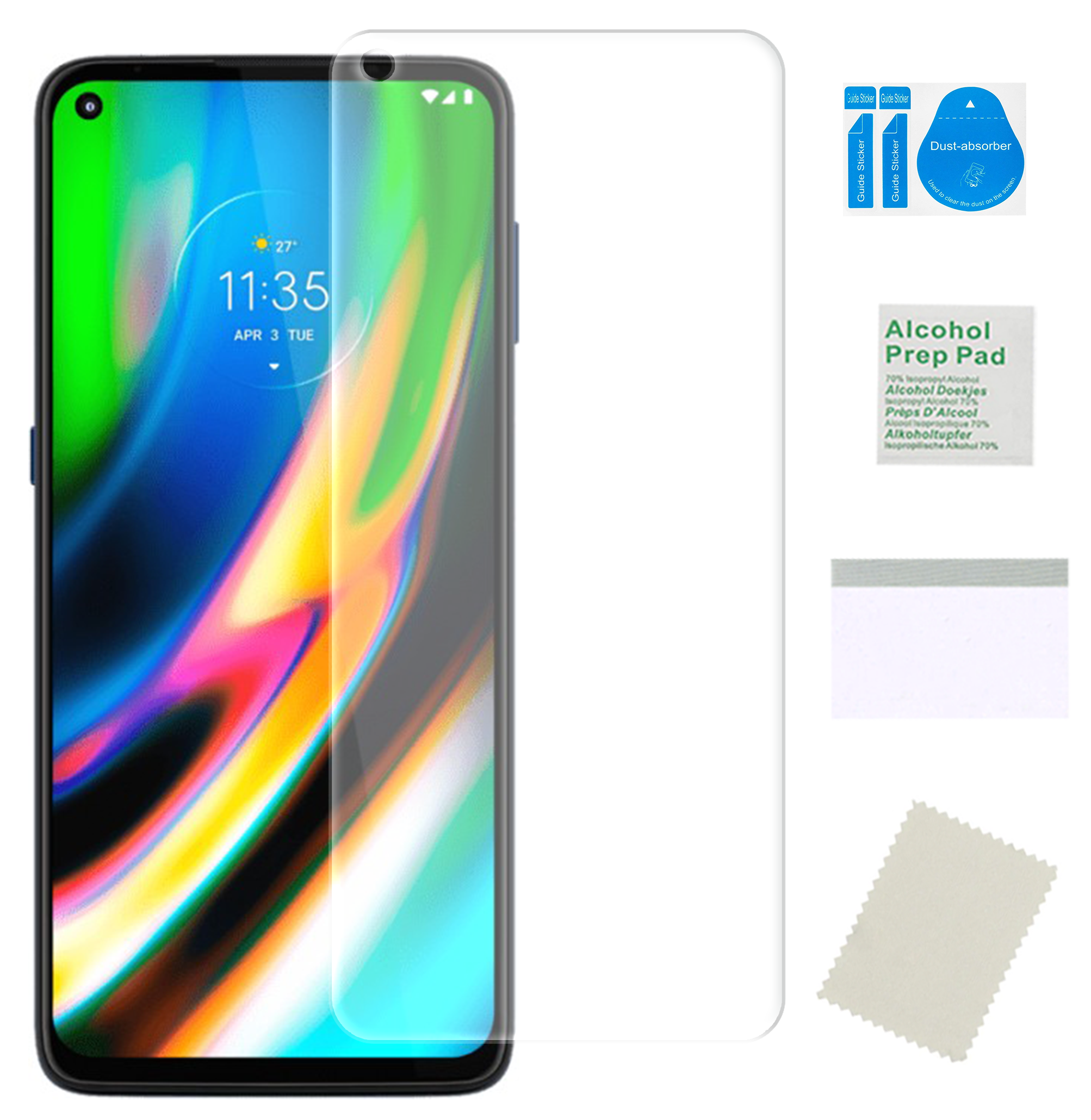 Folia ochronna hydrożelowa do MOTOROLA MOTO G9 PLUS na ekran szkło TPU