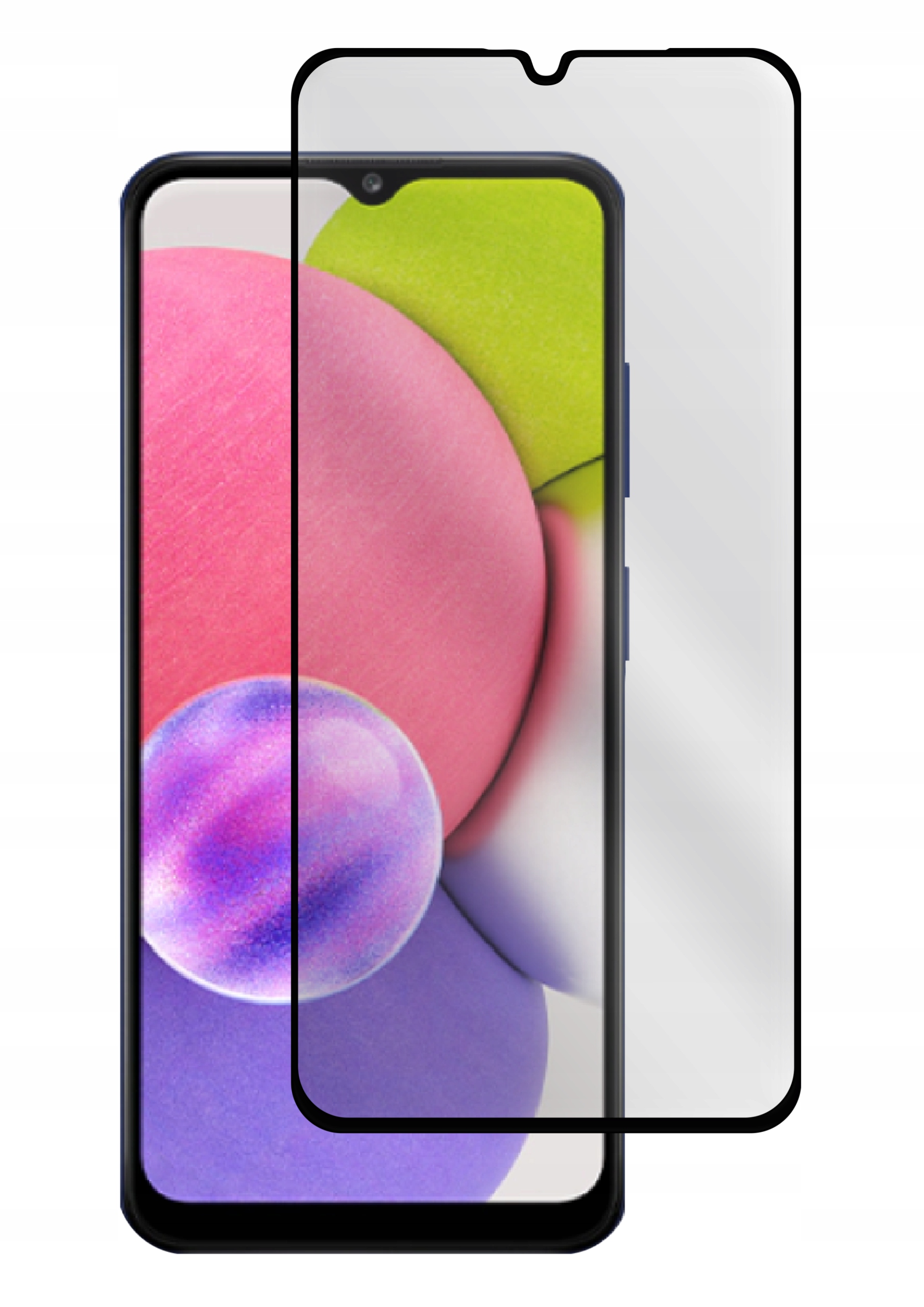 SZKŁO 5D CAŁY EKRAN DO SAMSUNG GALAXY A03S BLACK