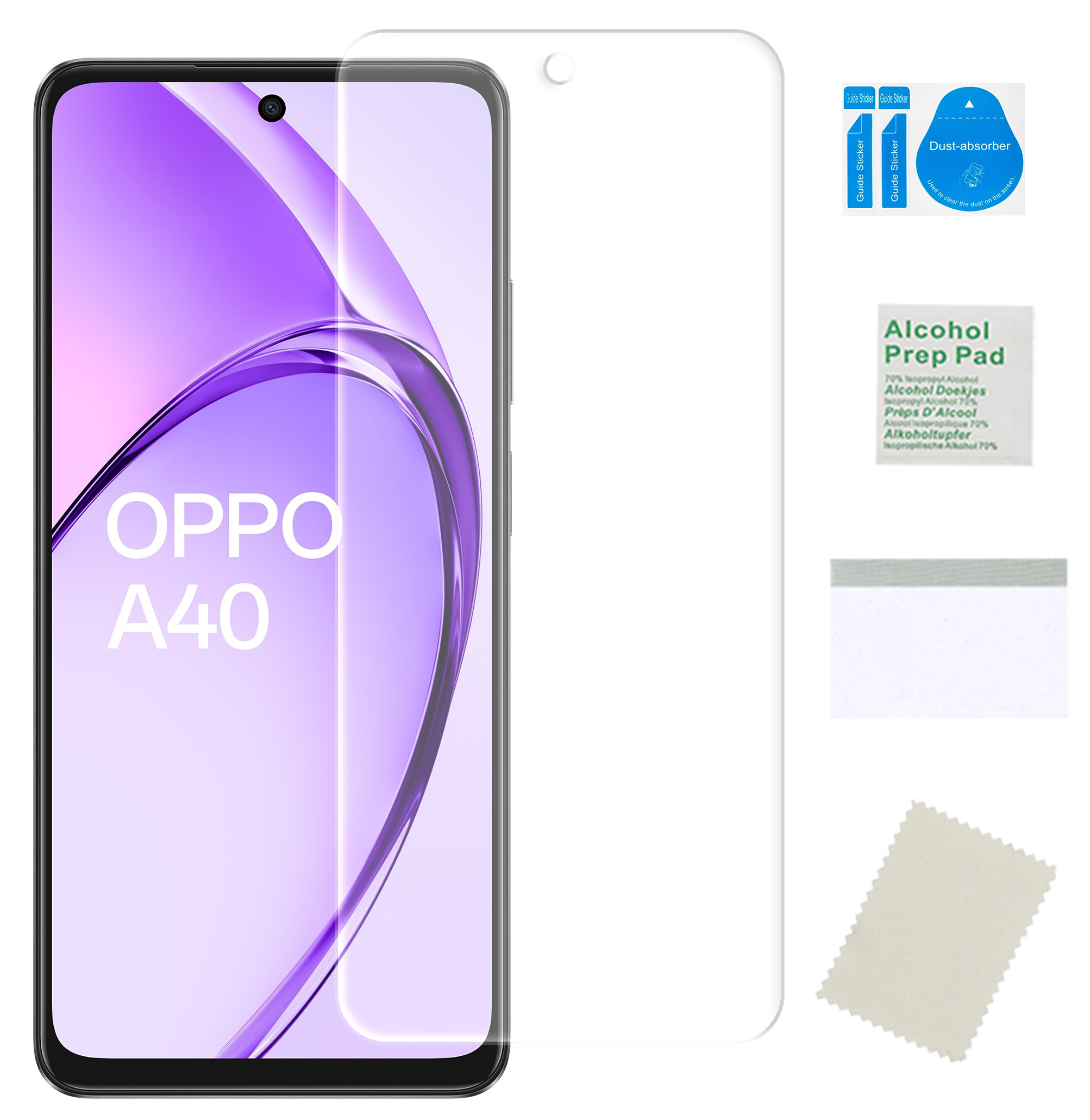 Folia ochronna do OPPO A40 4G hydrożelowa trwała na ekran mocna cienka TPU