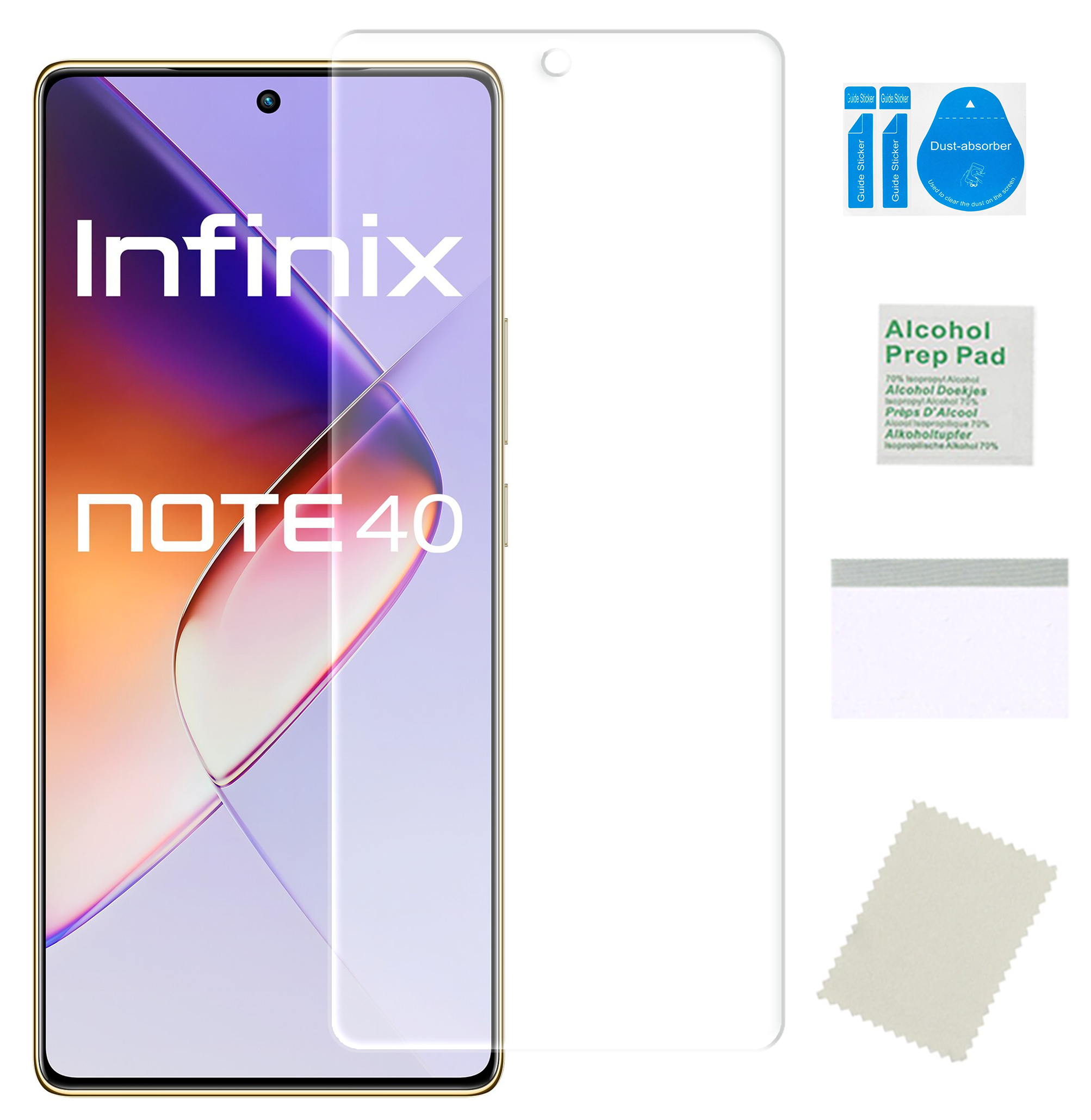 Folia ochronna hydrożelowa do INFINIX NOTE 40 na ekran szkło niepękająceTPU