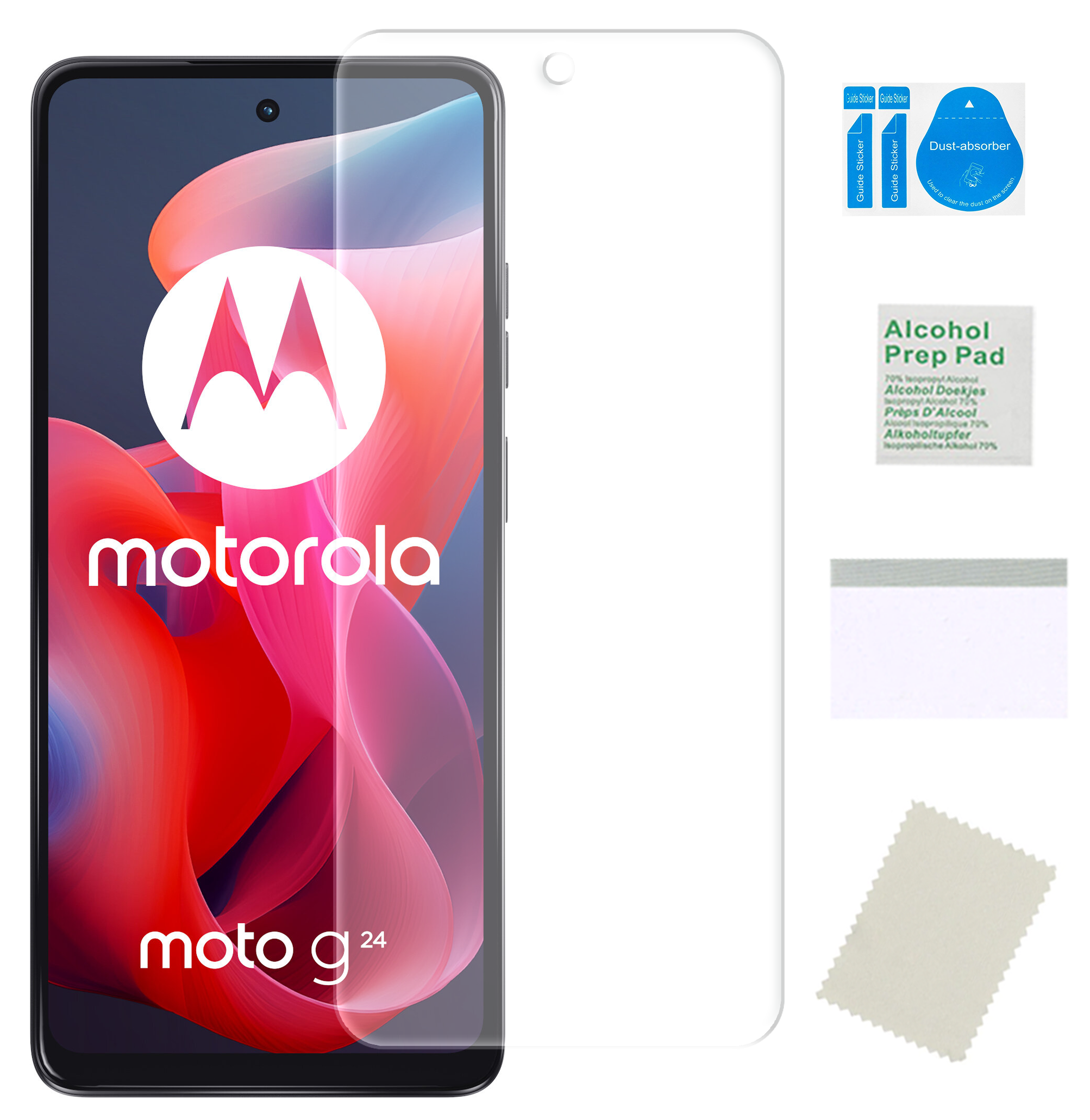 Folia ochronna do MOTOROLA MOTO G24 hydrożelowa na ekran szkło nie pęka TPU