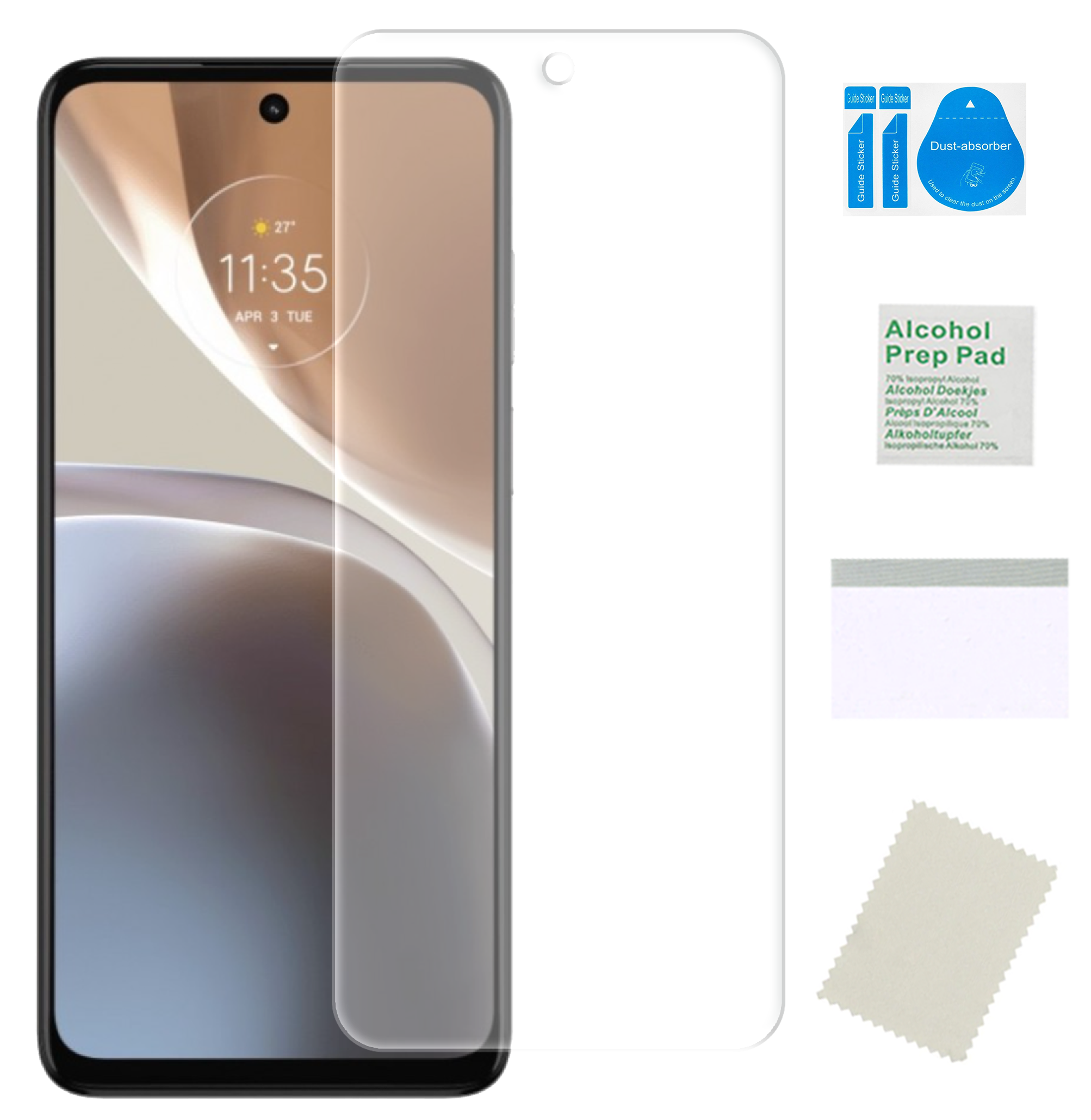 Folia ochronna hydrożelowa do MOTOROLA MOTO G32 na ekran mocna szkło TPU