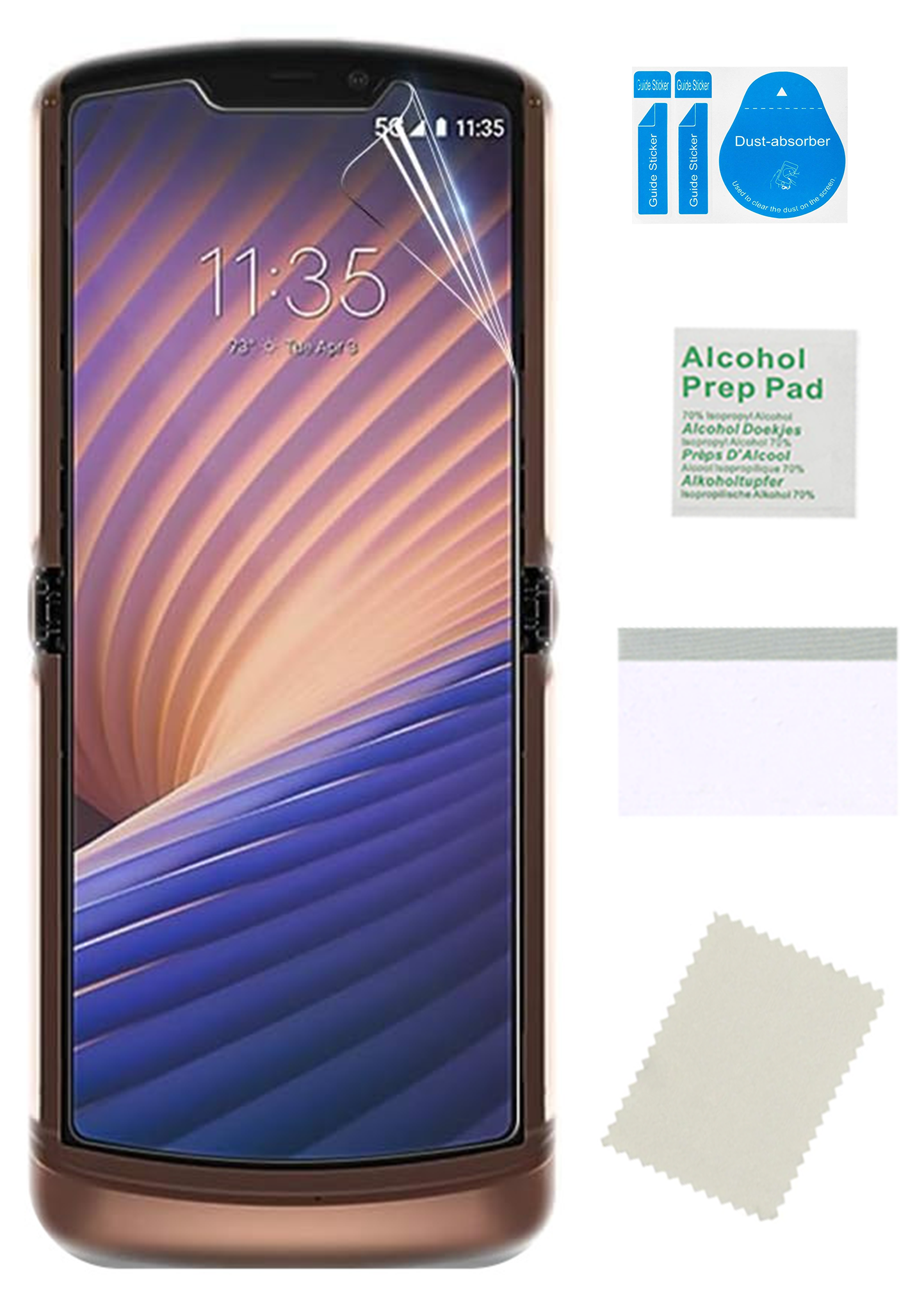 Folia ochronna do MOTOROLA RAZR hydrożelowa na ekran cienka trwała szkłoTPU