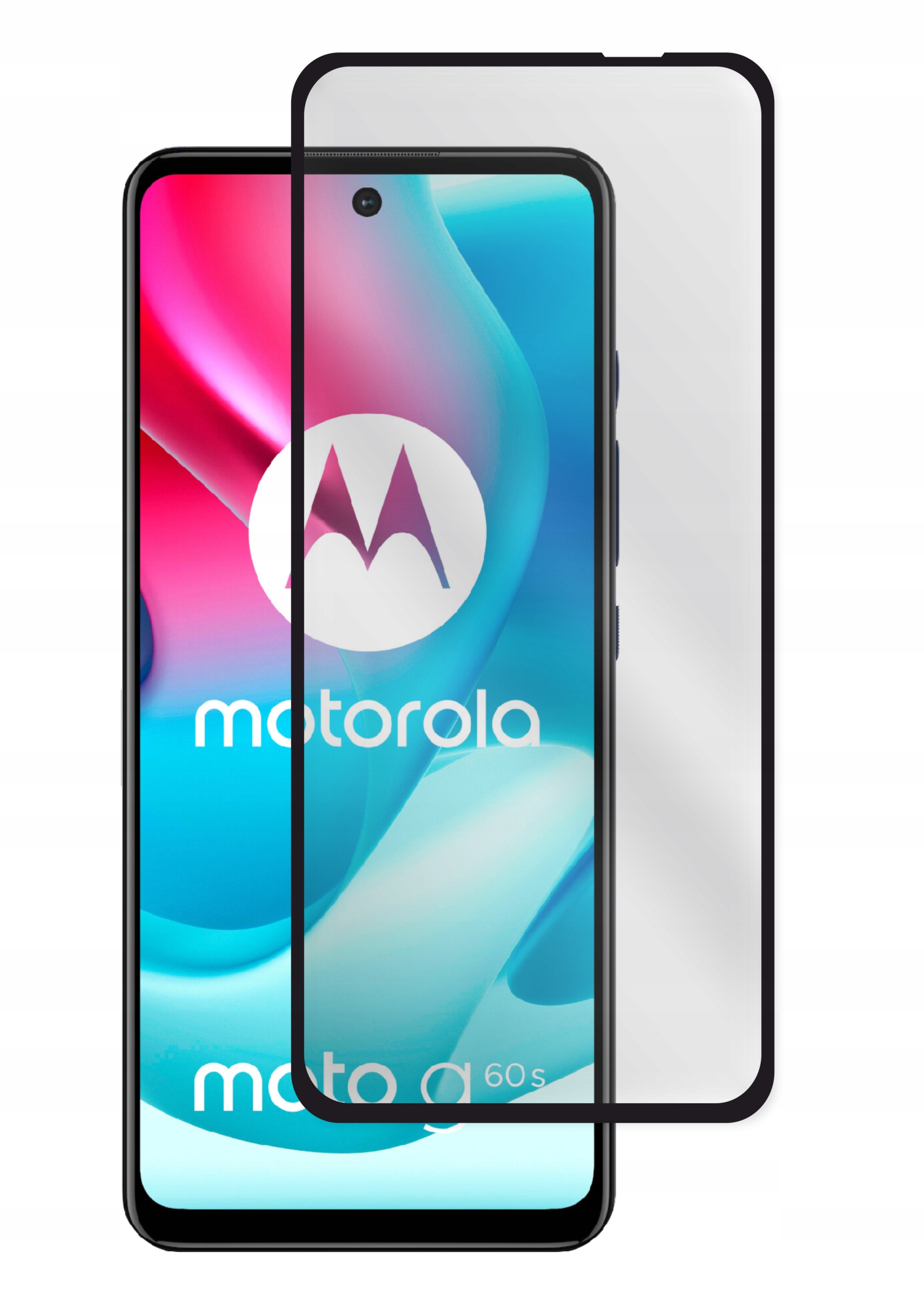 SZKŁO 5D CAŁY EKRAN DO MOTOROLA MOTO G60S 4G BLACK