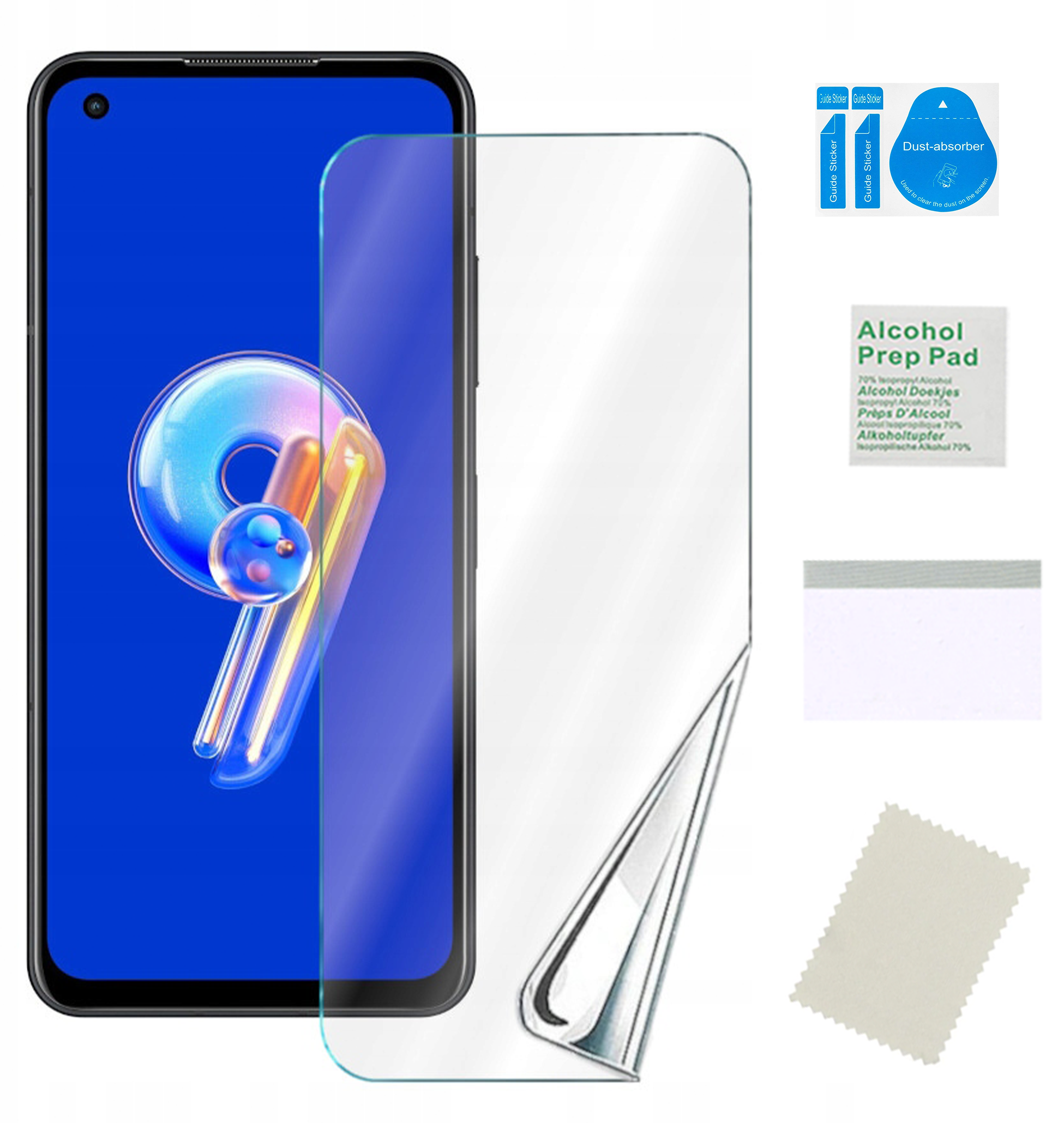 Folia ochronna hydrożelowa do ASUS ZENFONE 9 na ekran mocna trwała szkłoTPU