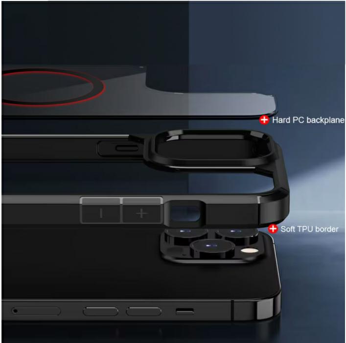 MAG RIM CASE IPH 16 PRO 6,3" black
