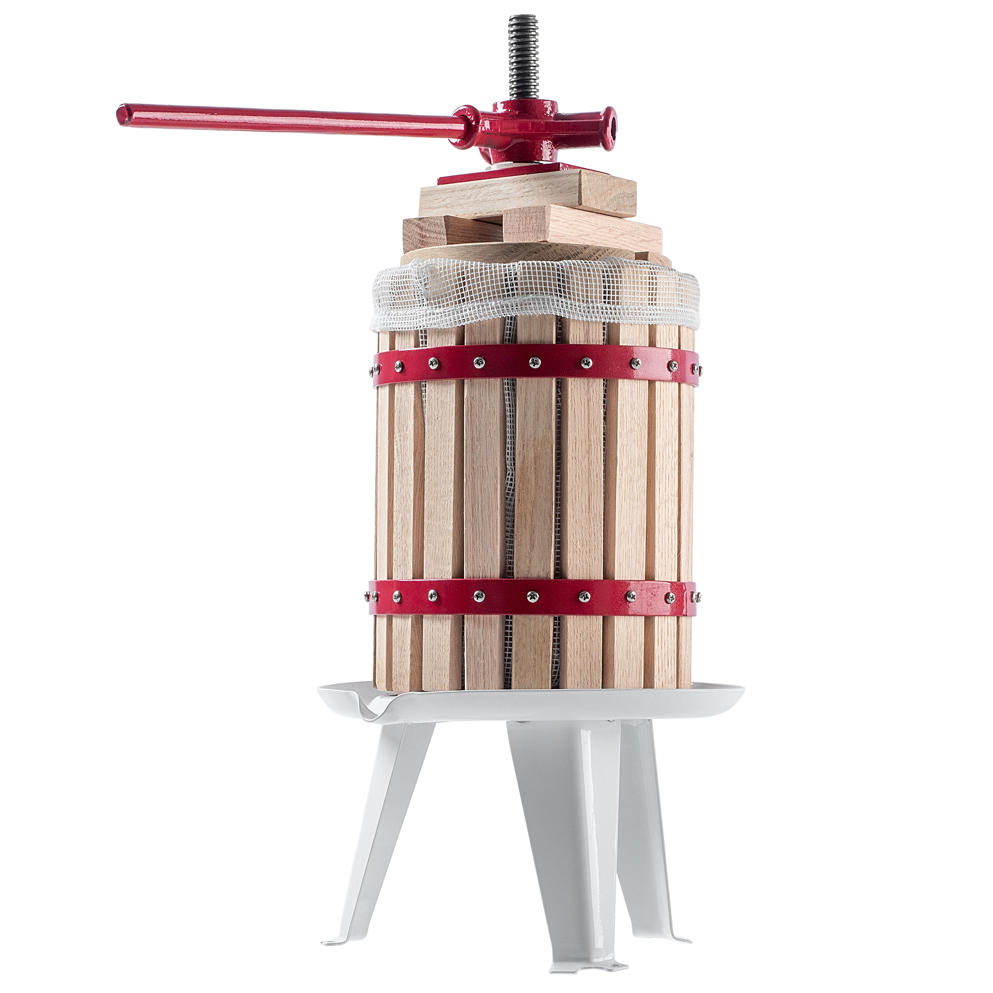 KADAX Presse-Fruits Manuel 2 Litres Avec Manivelle - Extracteur Jus Raisins, Pommes Et Fruits