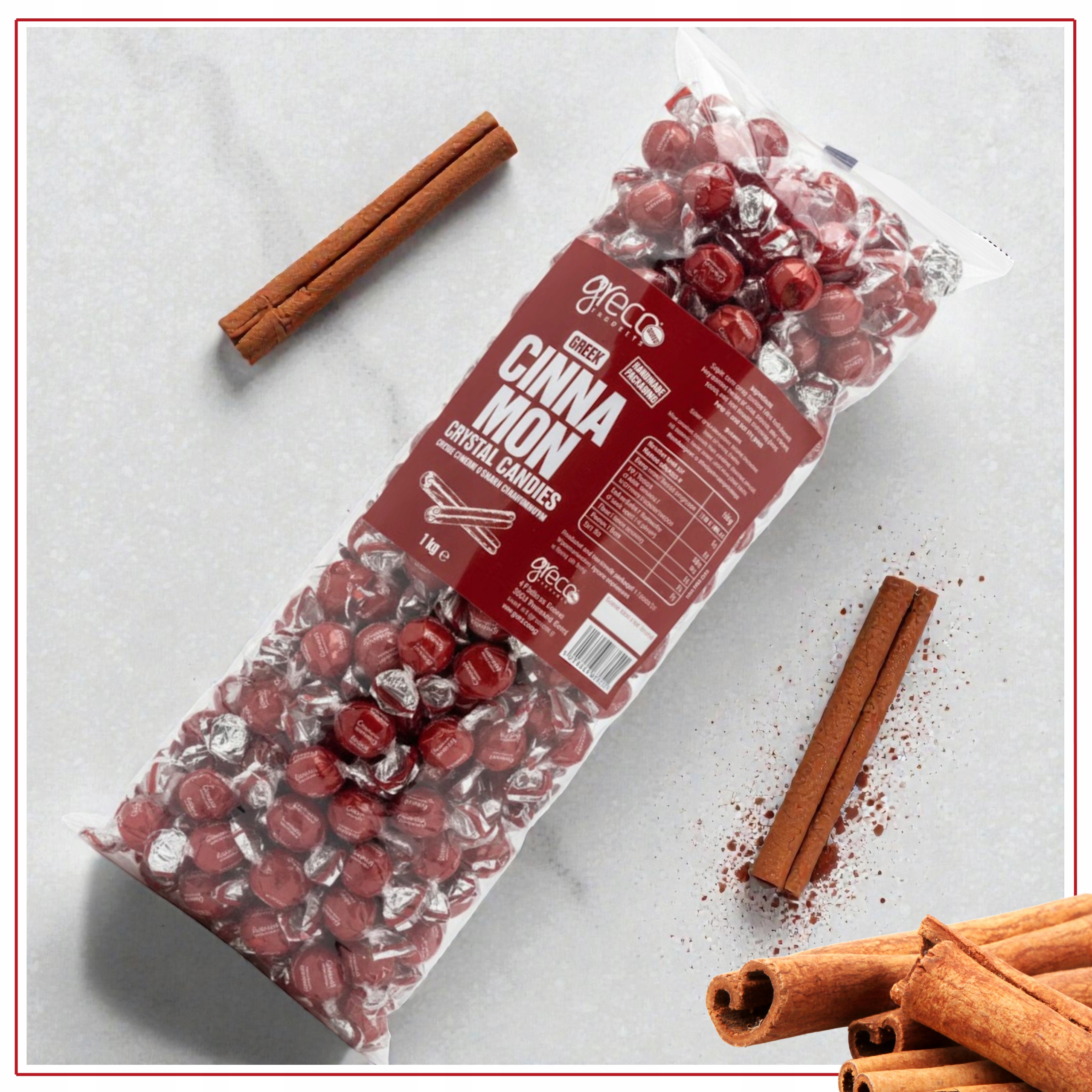 Greco Zimtbonbons Verpackung