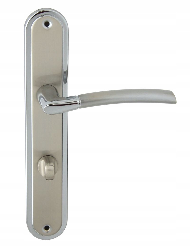 Klamka i szyldy do drzwi łazienkowych PRESTO 72WC