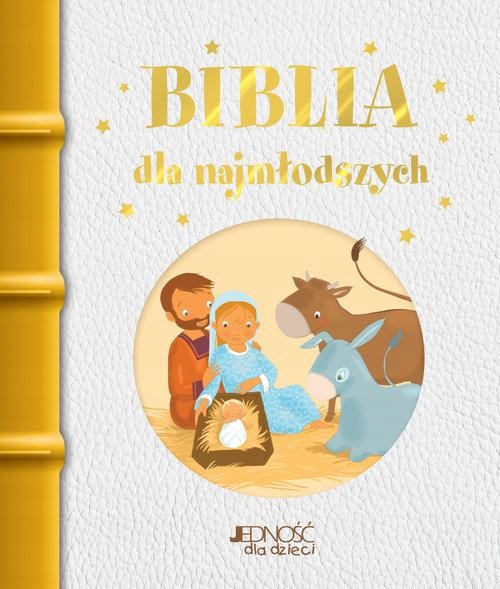 Prezent od chrzestnej na chrzest biblia szkatułka