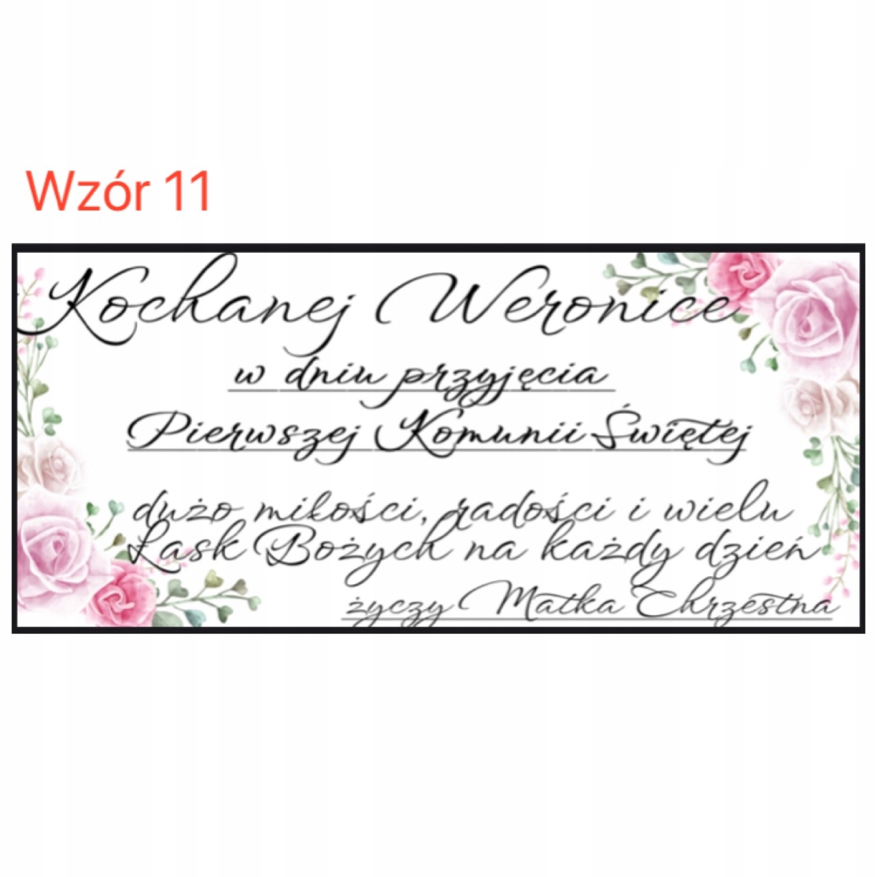 Personalizowane pudełko na banknoty prezent komuni