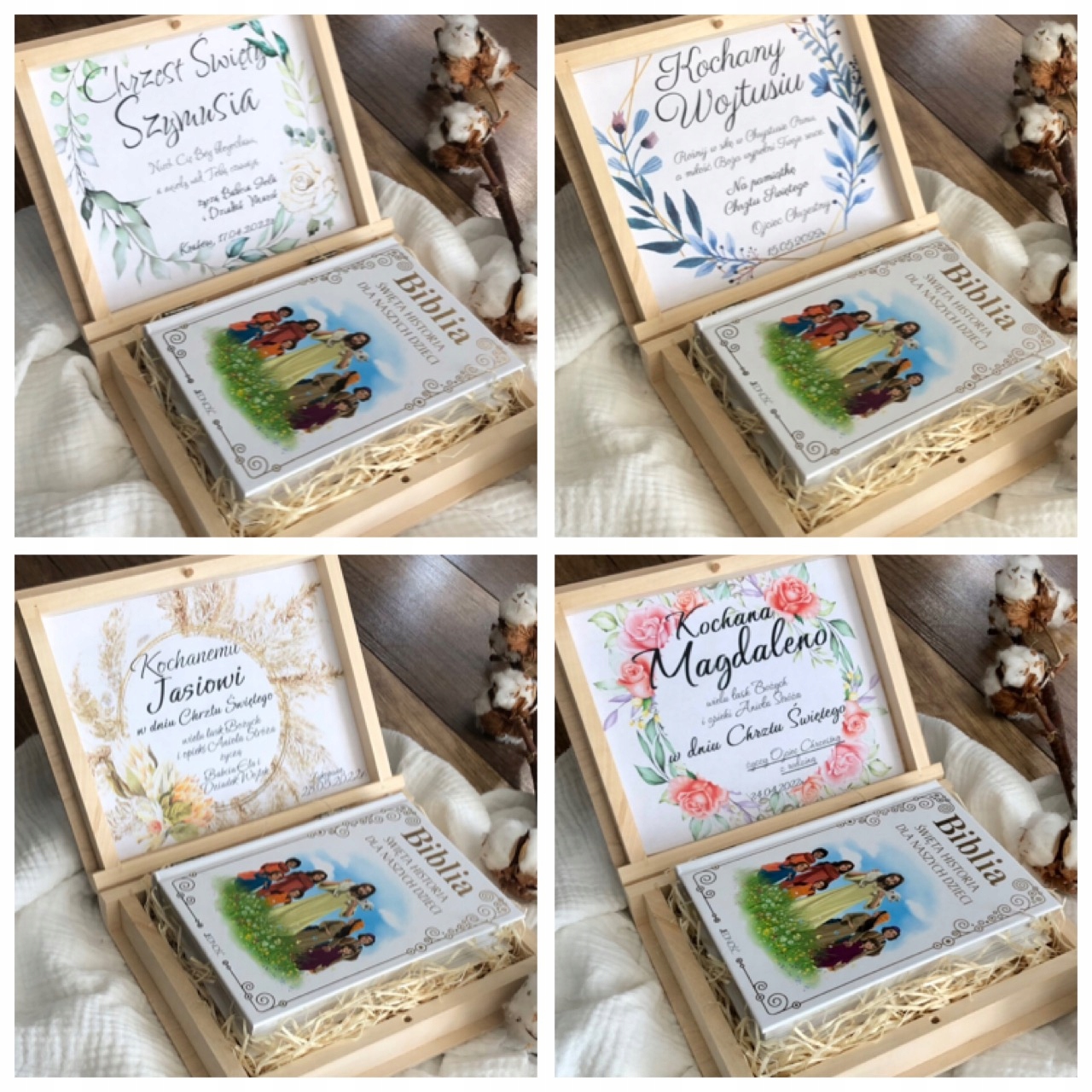 Pamiątka Chrztu Świętego prezent od chrzestnego