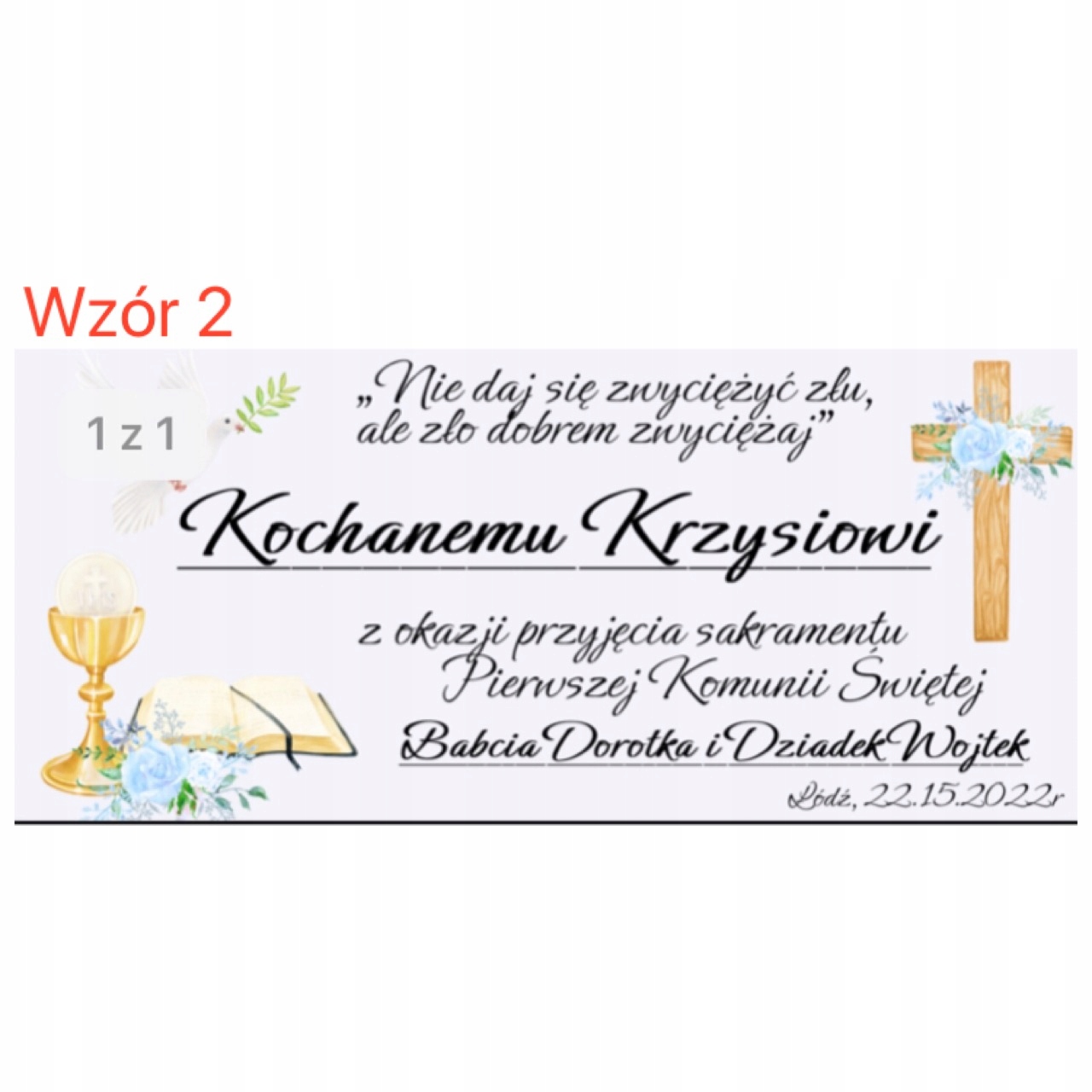 Personalizowane pudełko na banknoty prezent komuni