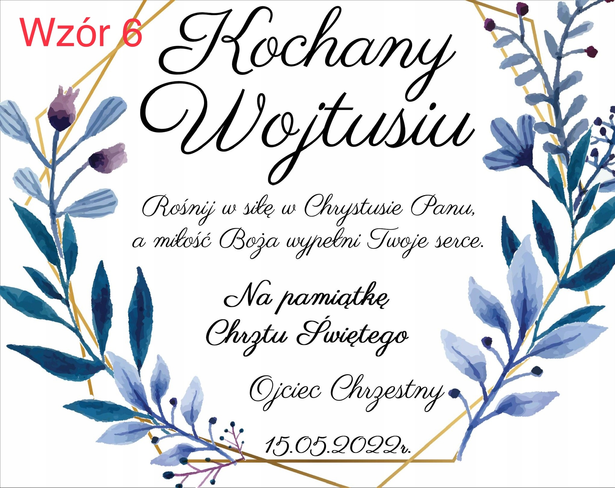 Prezent na chrzest w drewnianym pudełku Biblia