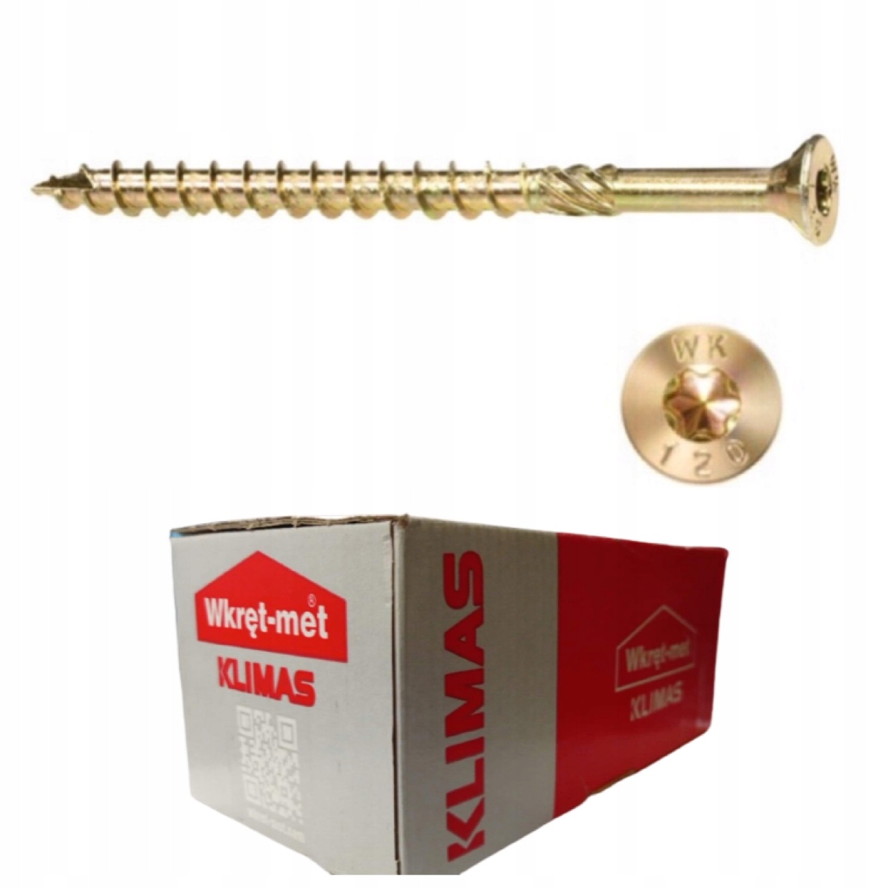 WKRĘTY WKCS 8x240 ŁEB STOŻKOWY TORX Wkręt Met 50x