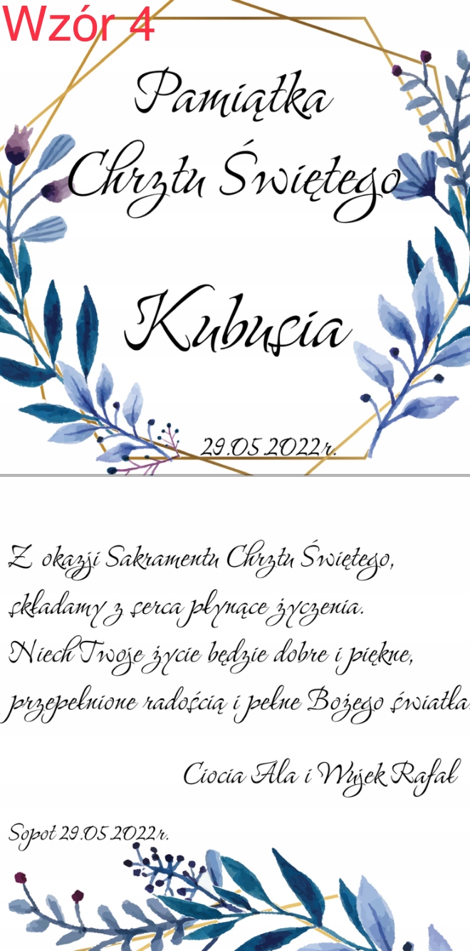 Drewniane pudełko na pieniądze na prezent chrzciny