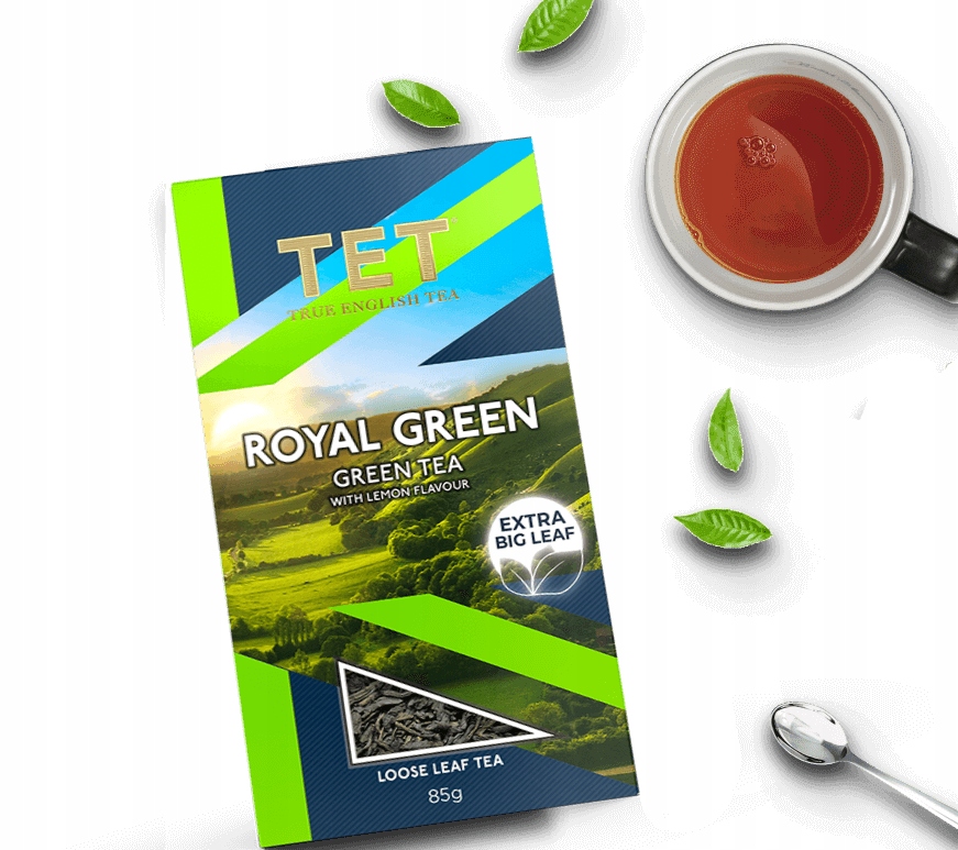 TET ROYAL GREEN TEA LEMON liście herbaty