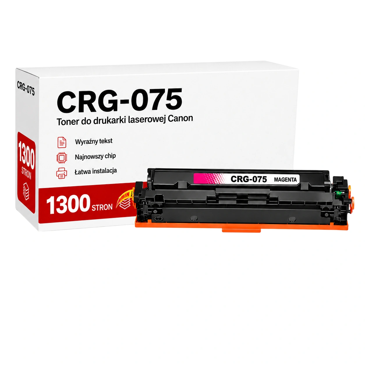 Toner Canon CRG-075 Magenta zamiennik z chipem