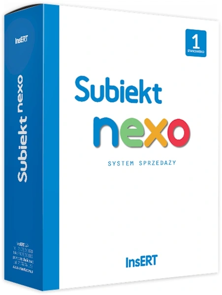 Insert Subiekt Nexo 1 PC / licencja wieczysta BOX