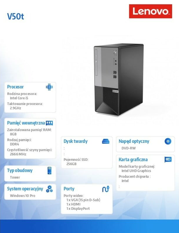 Komputer Lenovo V50t