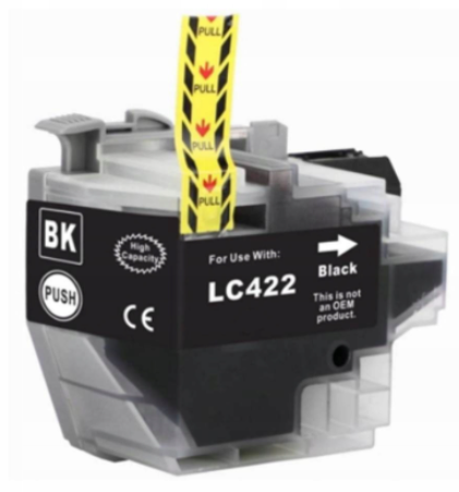 Tusz XL do Brother LC-422 Czarny na 3000 stron