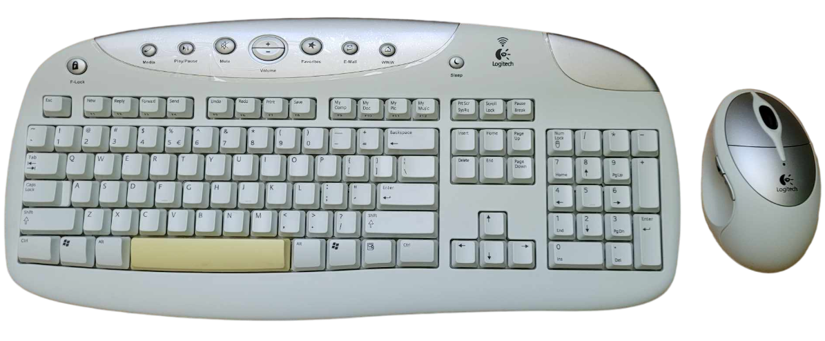 Klawiatura + Mysz Logitech Cordless Rechargeable Desktop