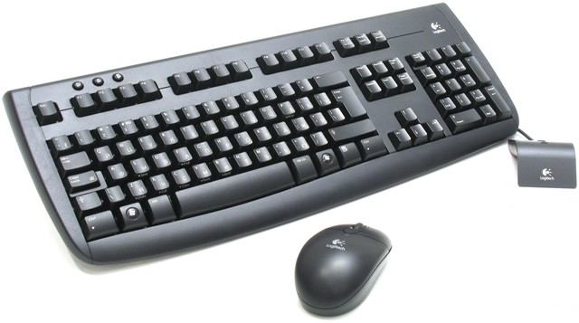 Klawiatura + Mysz Logitech Deluxe 650 Cordless Desktop