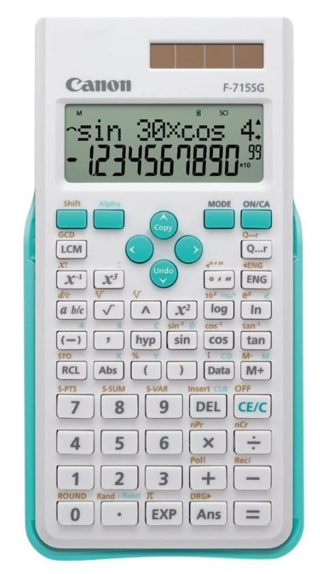 Kalkulator CANON F-715SG-WHB biało-niebieski