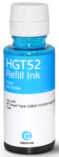 Tusz do HP GT52 Niebieski