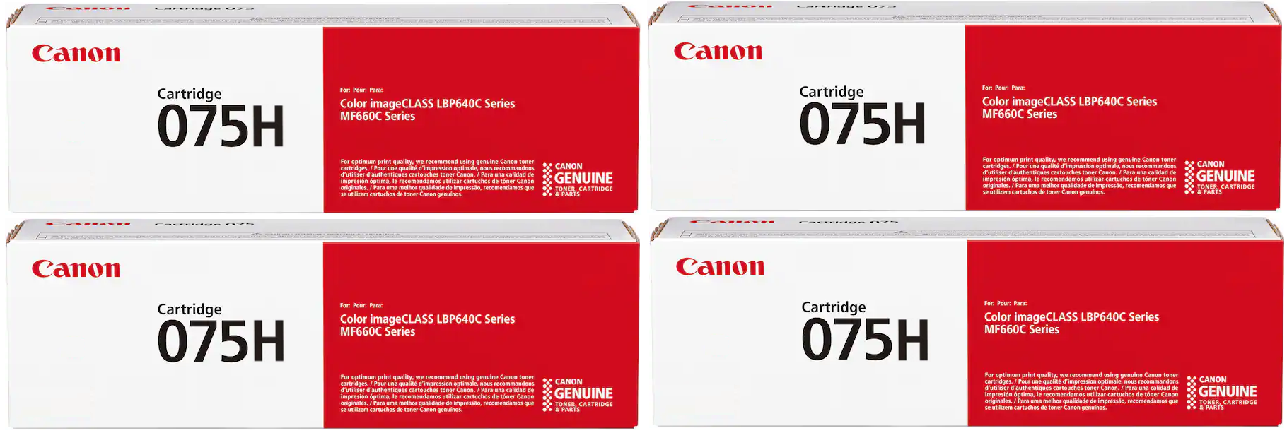 Tonery Canon CRG-075H Komplet